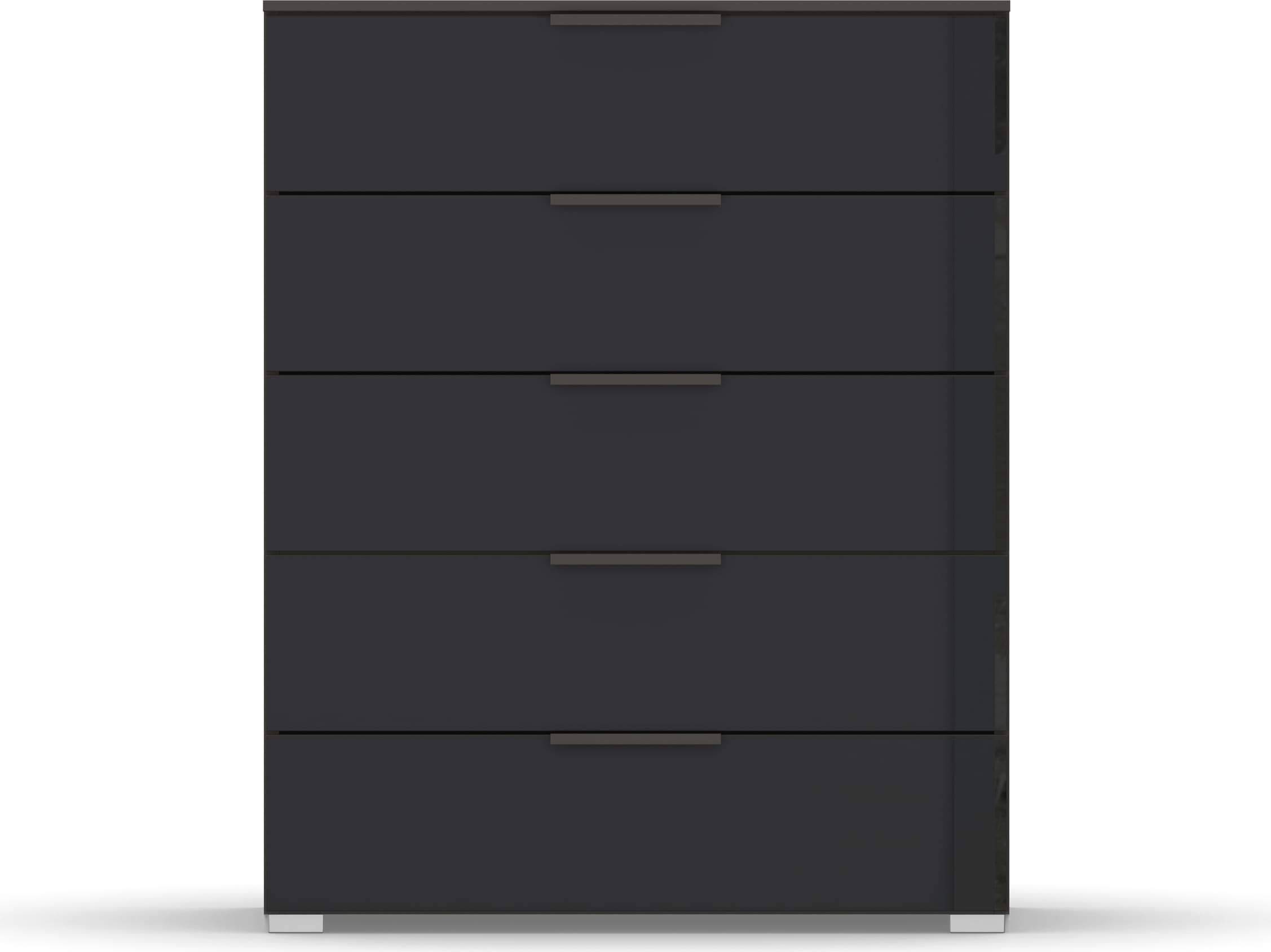rauch Schubkastenkommode »Skat Meridian Kommode Sideboard Wäscheschrank«, mit 5 Schubladen mit Glasfront in elegantem Design