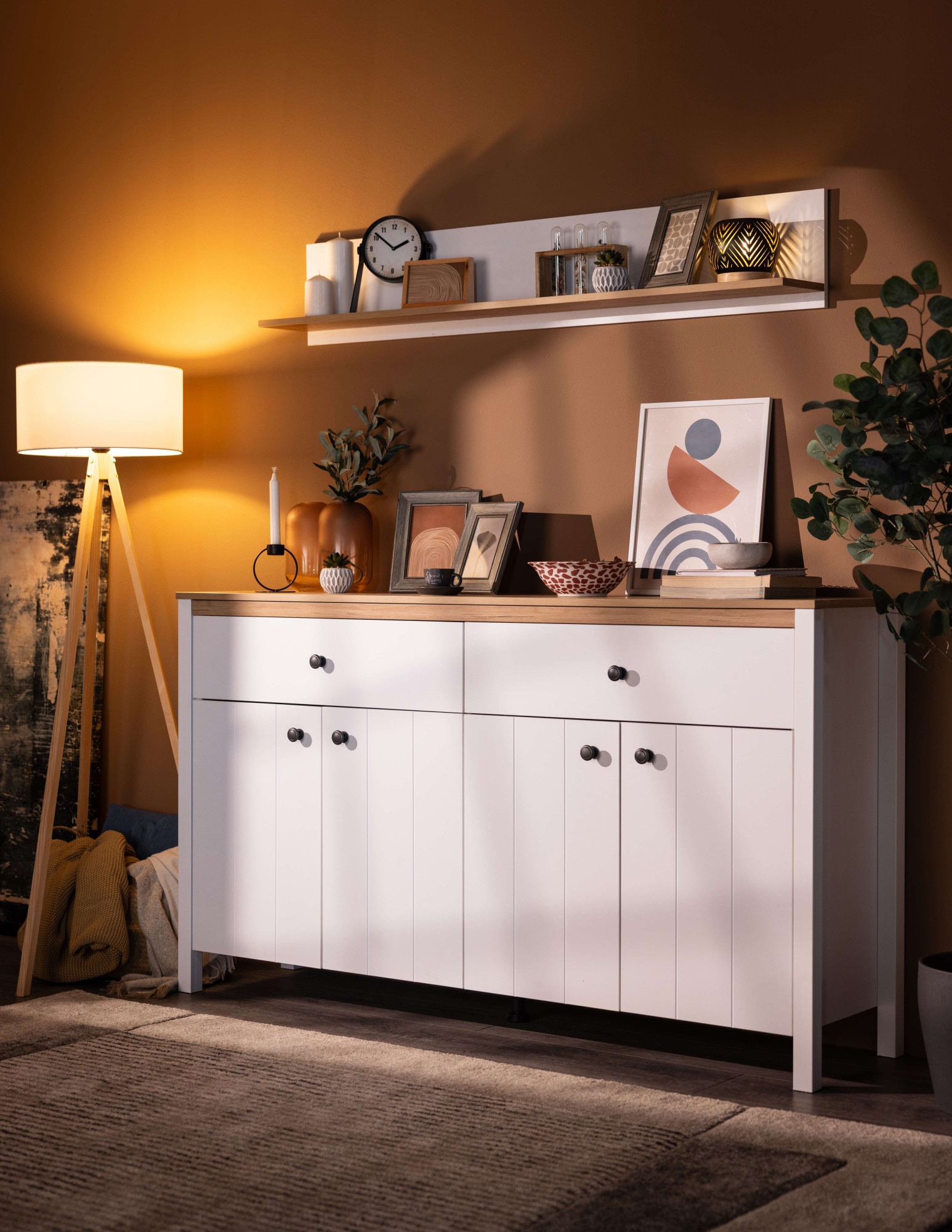 Home affaire Wandregal »BEDFORD, Schwebendes Regal, Wandkonsole, Wandboard« Ablageboden, Wandmontiert,  Gesamtbreite 137,5 cm
