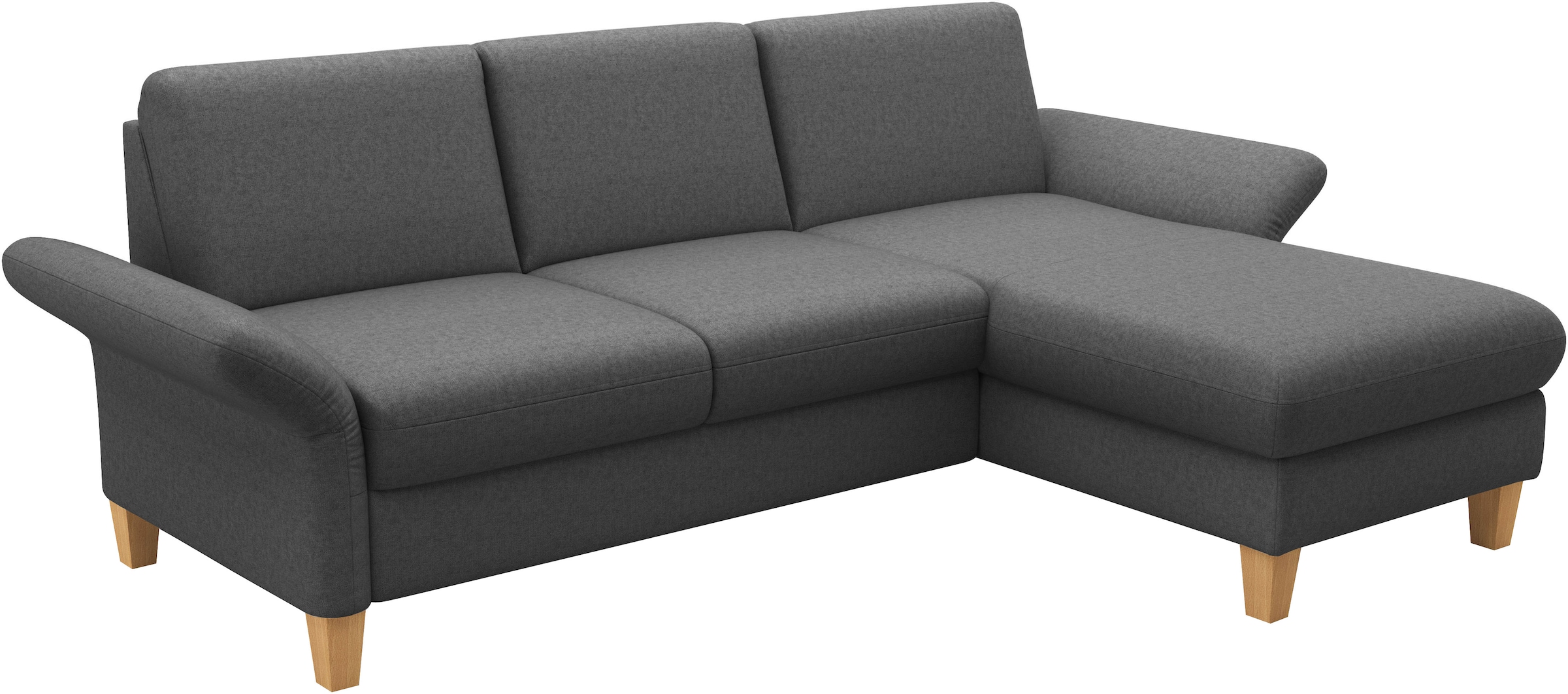 Home affaire Ecksofa »Rochelle, L-Form«, wahlweise mit Armteilverstellung, Bettfunktion und Bettkasten