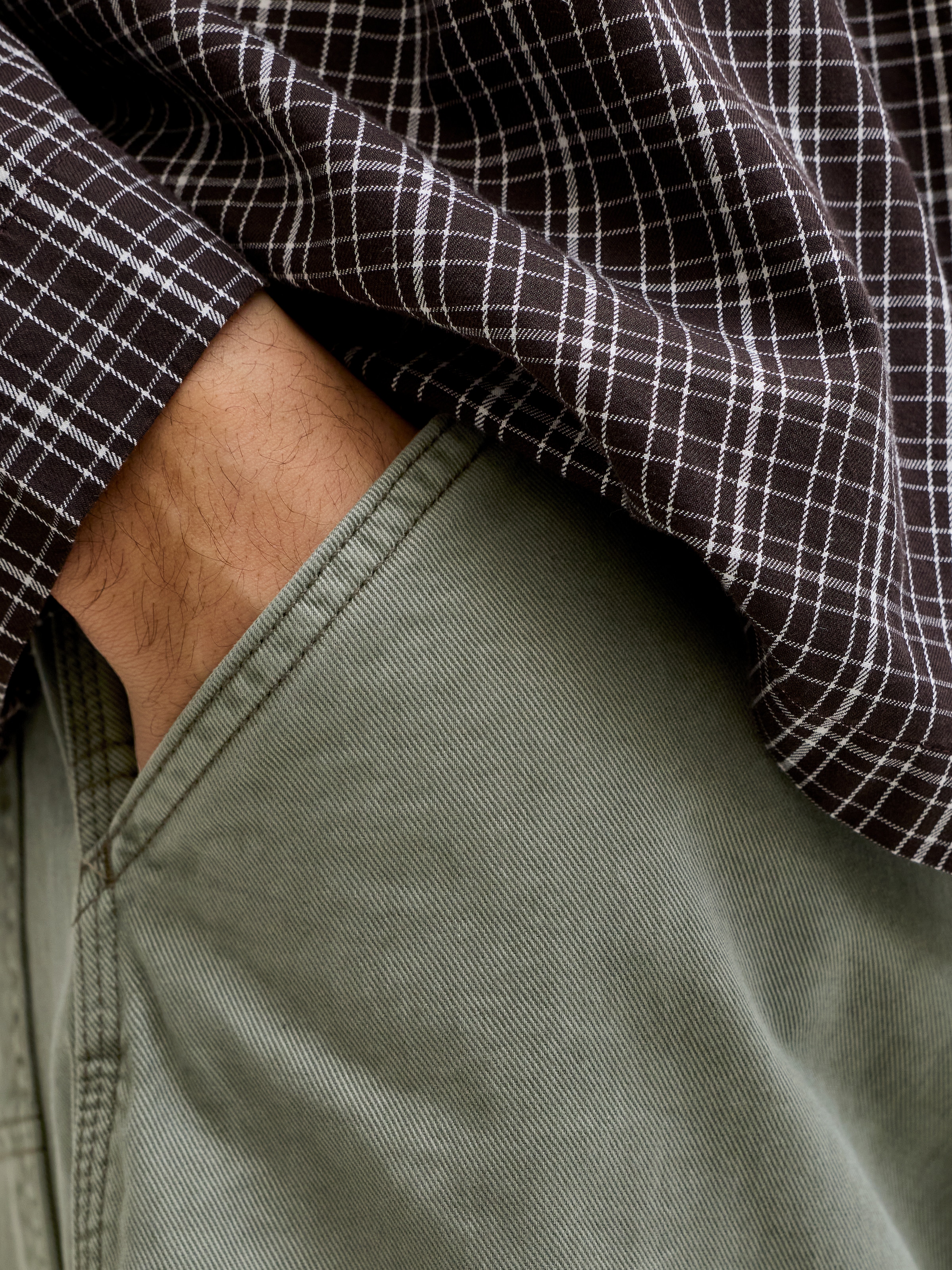 Jack & Jones Chinoshorts »JPSTTONY RAYE WORKER SHORT MID SN«  Baumwolle, 5-Pocket Style