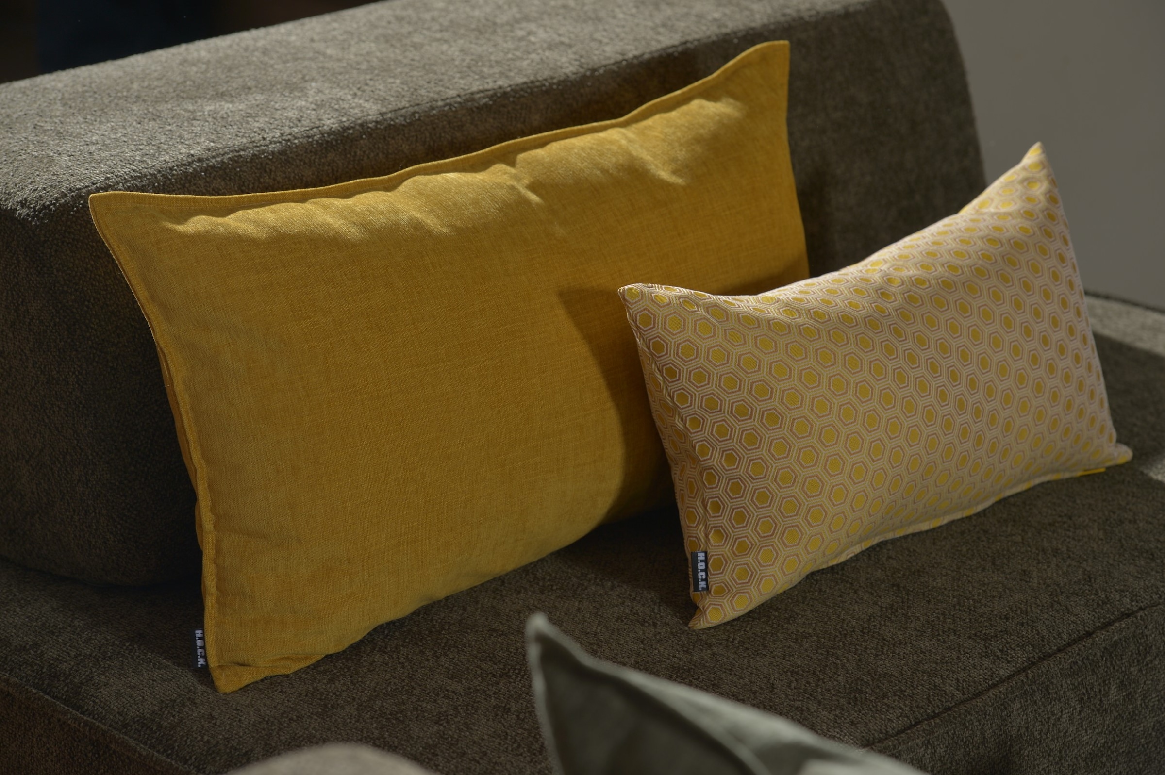 H.O.C.K. Dekokissen »Lucky« Sofakissen inkl. Füllung, 70x40cm, einfarbig, creme ecru, Dekokissen