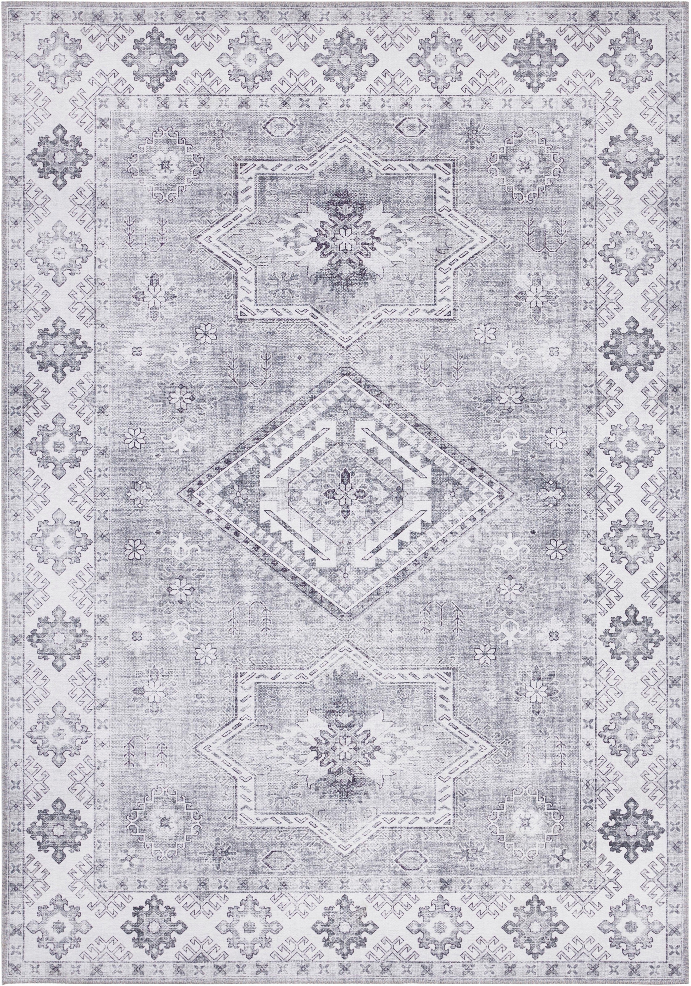 NOURISTAN Teppich »Gratia«, rechteckig, 5 mm Höhe, Vintage Design, Orient-Optik, Wohnzimmer
