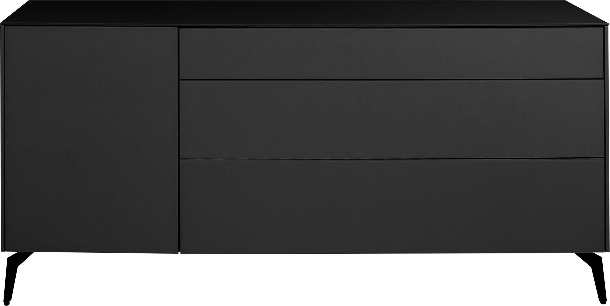 Mäusbacher Lowboard »Imola TOPSELLER!«, Mäusbacher Lowboard mit Glasfront und Glasoberplatte