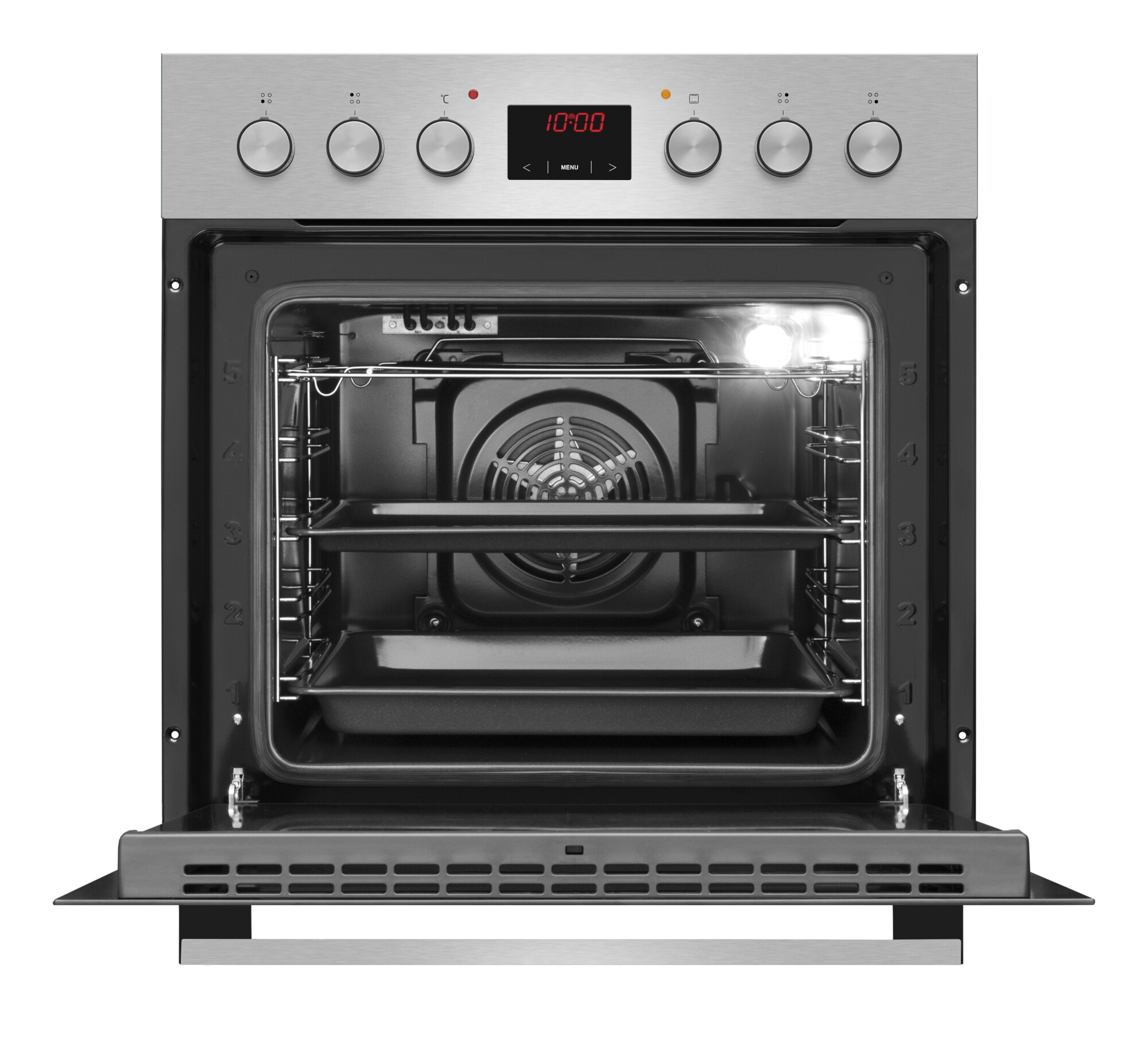 Amica Elektro-Herd-Set ACHE 9335 E »ACHE 9335 E« mit Teleskopauszug nachrüstbar Steam Clean Set, Multifunktionsbackofen;Glaskeramik-Kochfeld, 1 Stk. tlg. Komfortables Kochen und Backen mit klarer und einfacher Handhabung