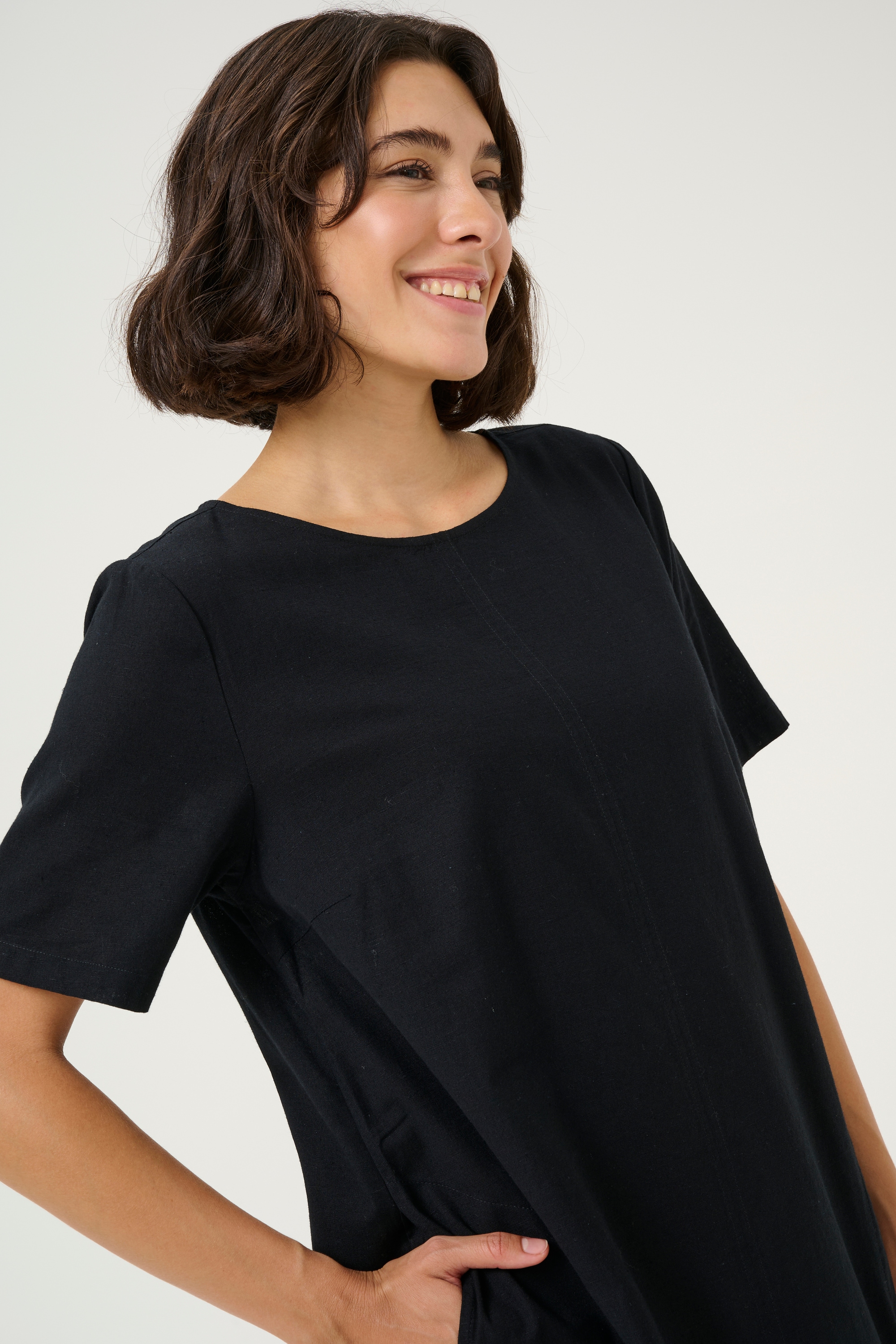 KAFFE Midikleid »Kleid KAbellis«