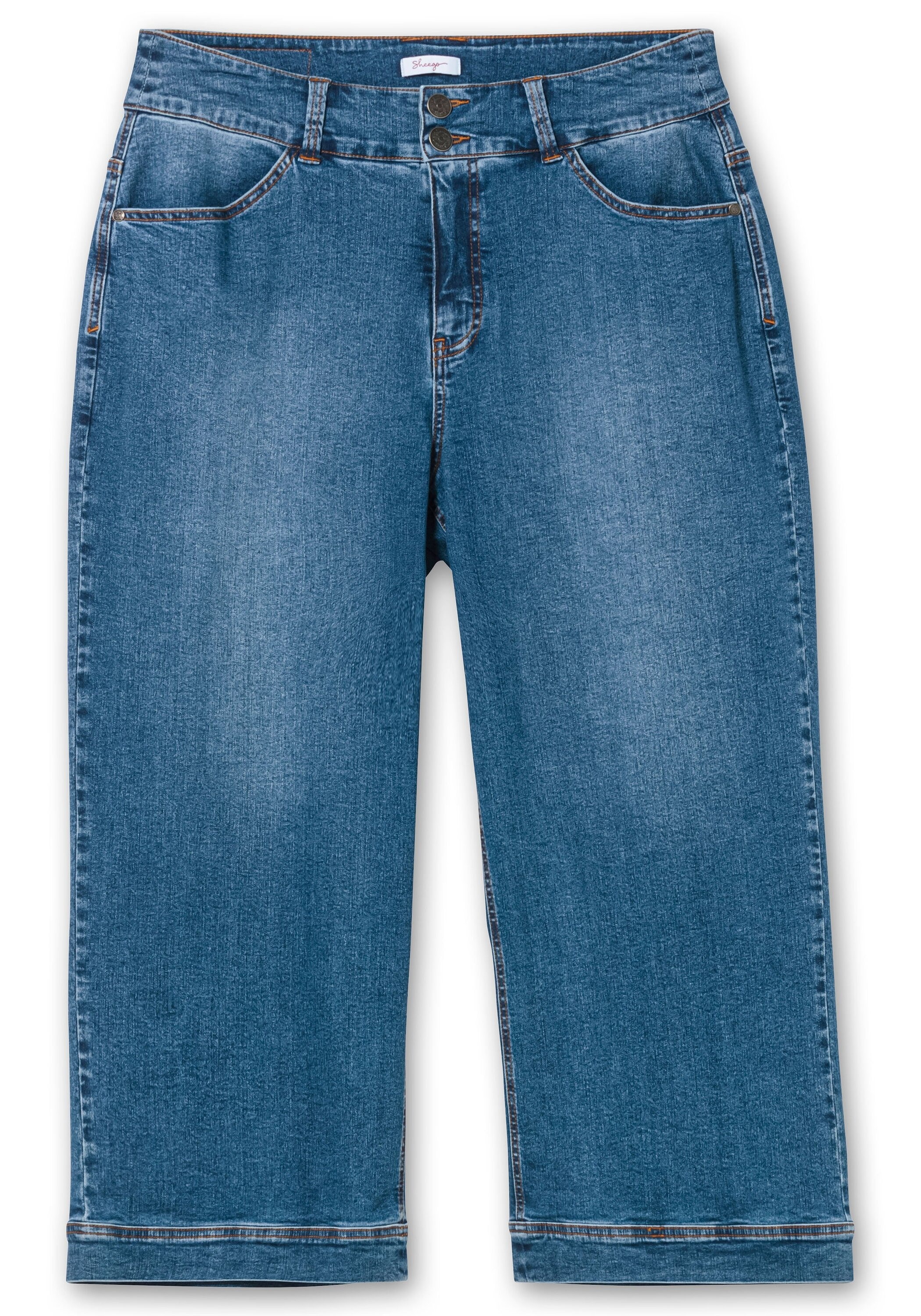 Sheego Stretch-Jeans »Weite 7/8-Jeans im Curvy-Schnitt MANUELA«
