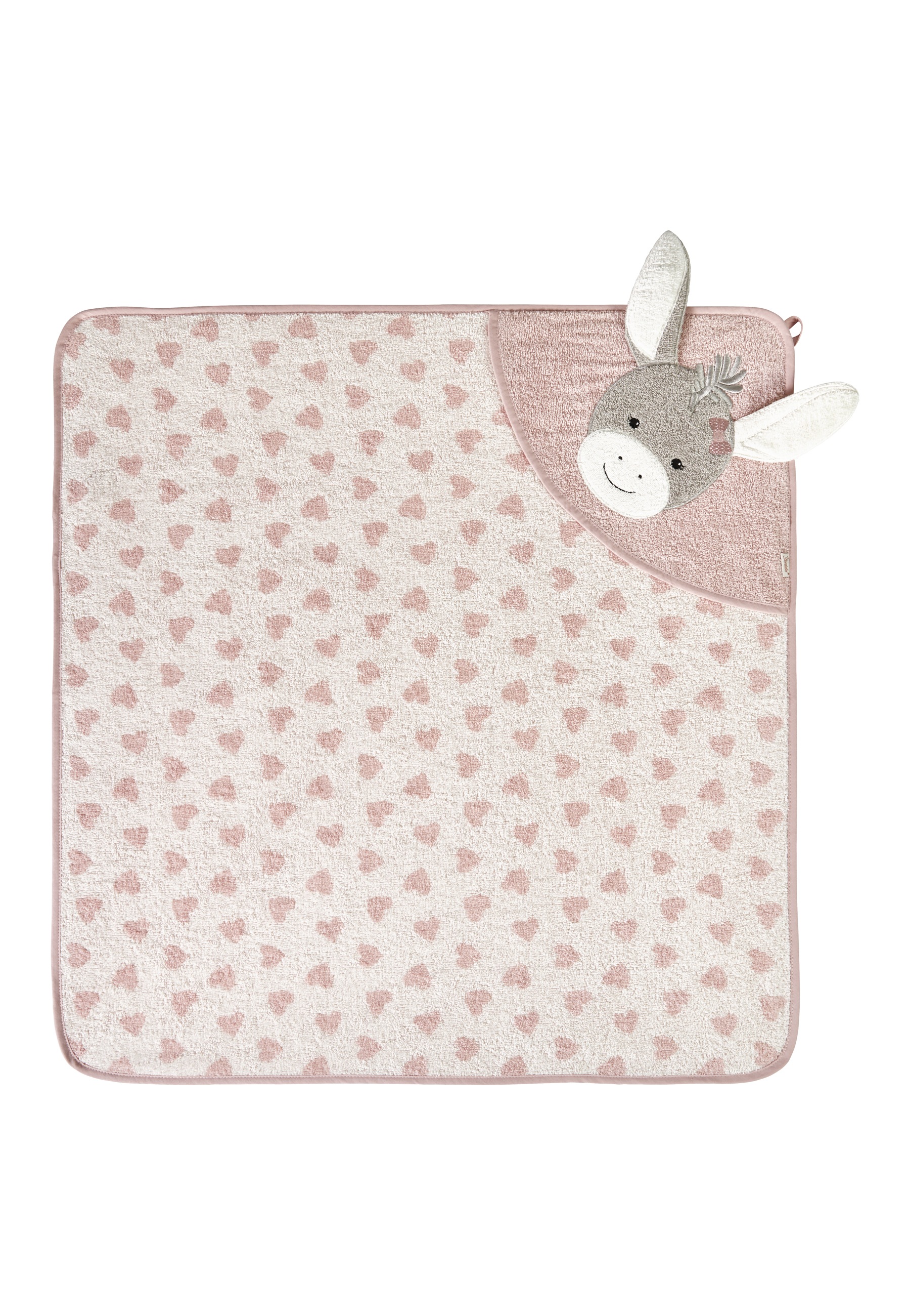 Sterntaler® Kapuzenhandtuch »Motiv-Kapuzenbadetuch ESEL Emmi Girl«, (1 St.)