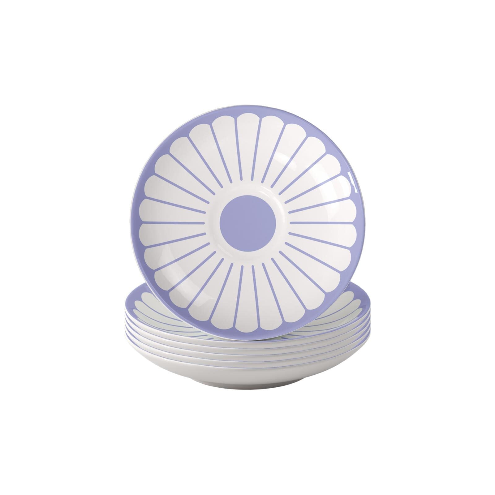 Villeroy & Boch Untertasse »Espressountertassen Fleur Couleur ø 11,7 cm 6er Set« Spülmaschinenfest, Mikrowellensicher