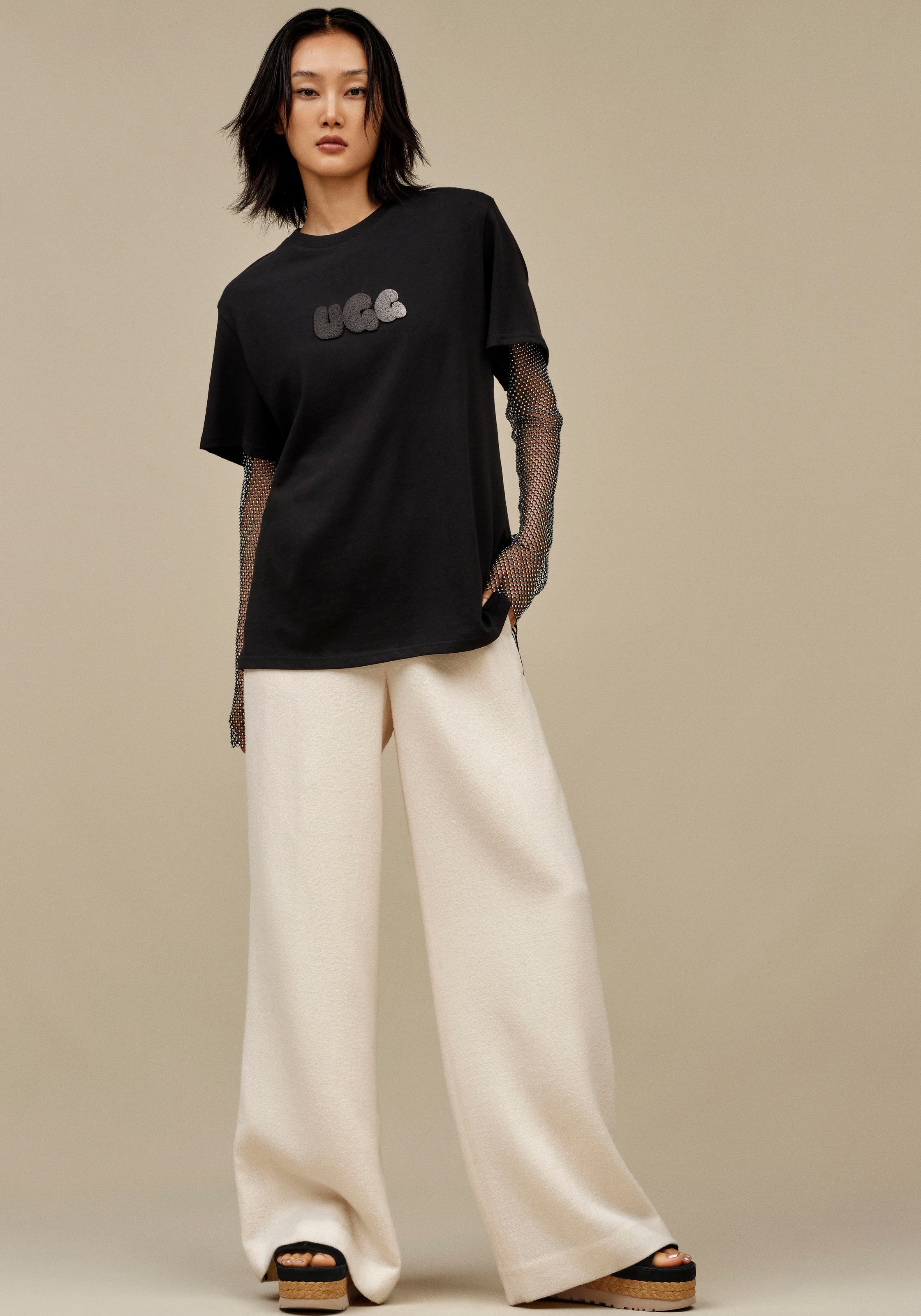 UGG T-Shirt »Bubble Logo Tee«, Mit Rundhalsausschnitt