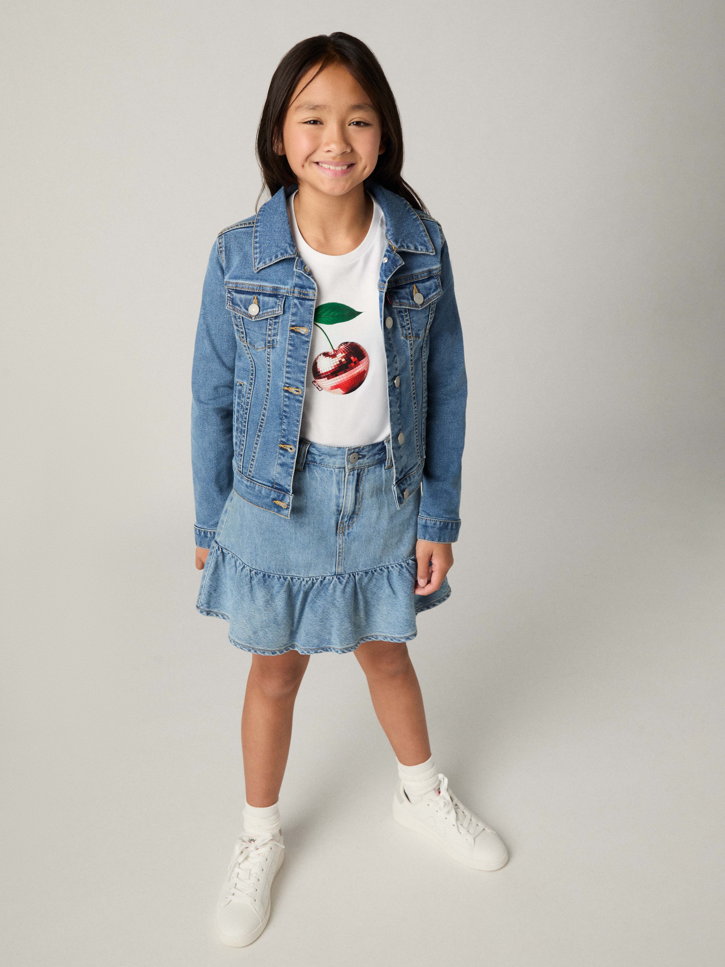 Levi's® Kids Jeansjacke »STRETCH TRUCKER JACKET« ohne Kapuze for GIRLS