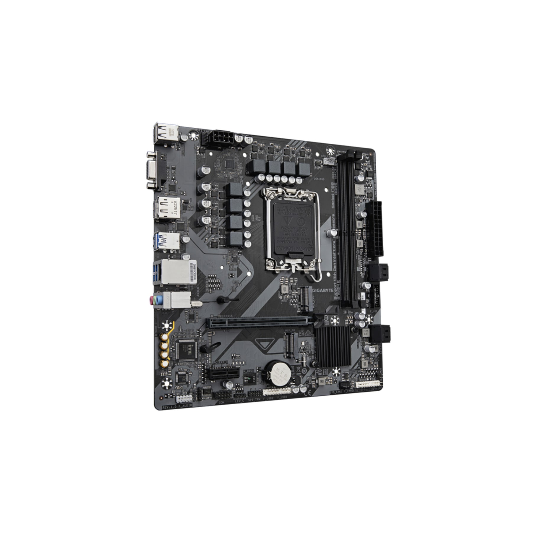 Gigabyte Mainboard »B760M E Mainboard – Unterstützt Intel Core Prozessoren der 14. Generat«