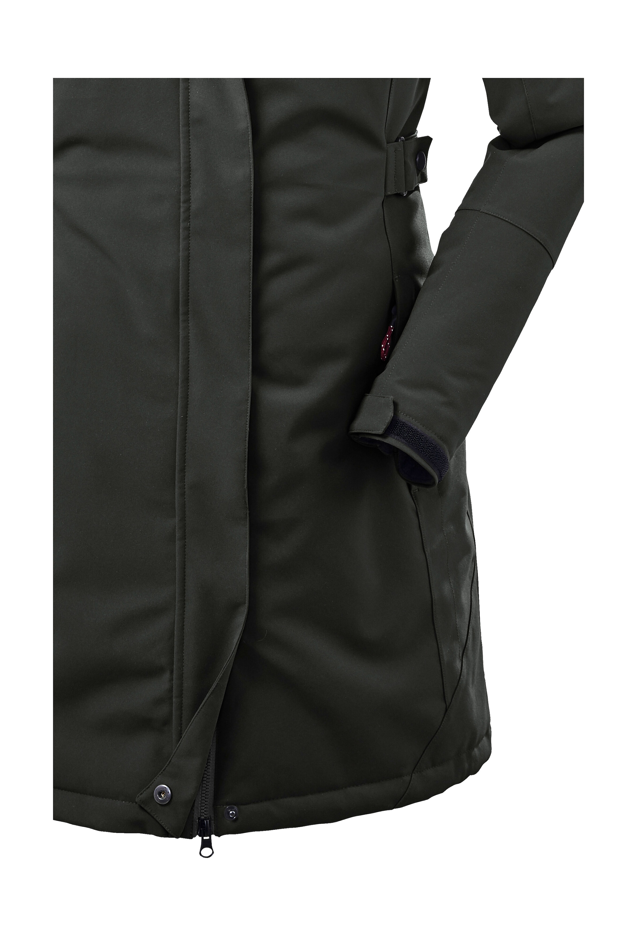 Killtec Parka »KOW 165 WMN PRK« Wasser- und winddichter Parka mit Teddyfleece und abnehmbarer Kapuze