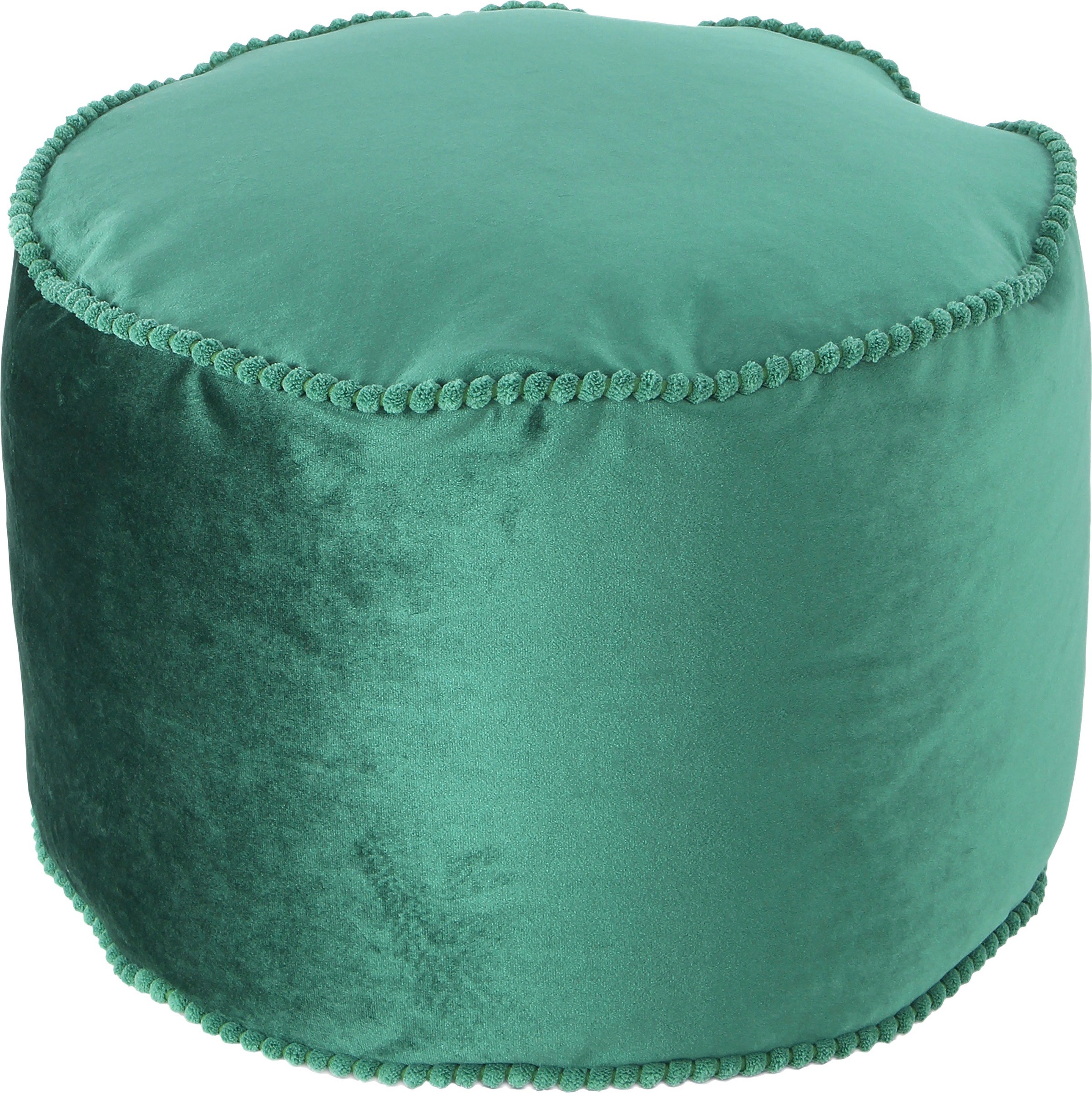 Kayoom Stauraumhocker »Pouf Taj Mahal 125, trendige samtige Oberfläche«, (1 St.), samtweich, farbig, modern, orientalisches Design