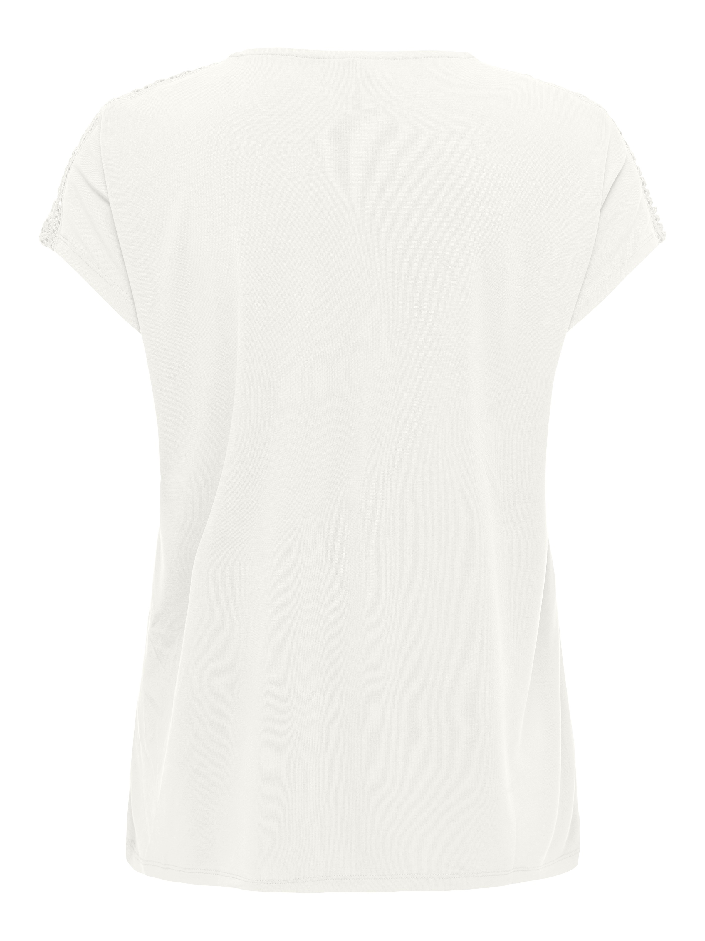 ONLY Kurzarmshirt »ONLFREE LIFE CAPSLEEVE LACE TOP JRS«