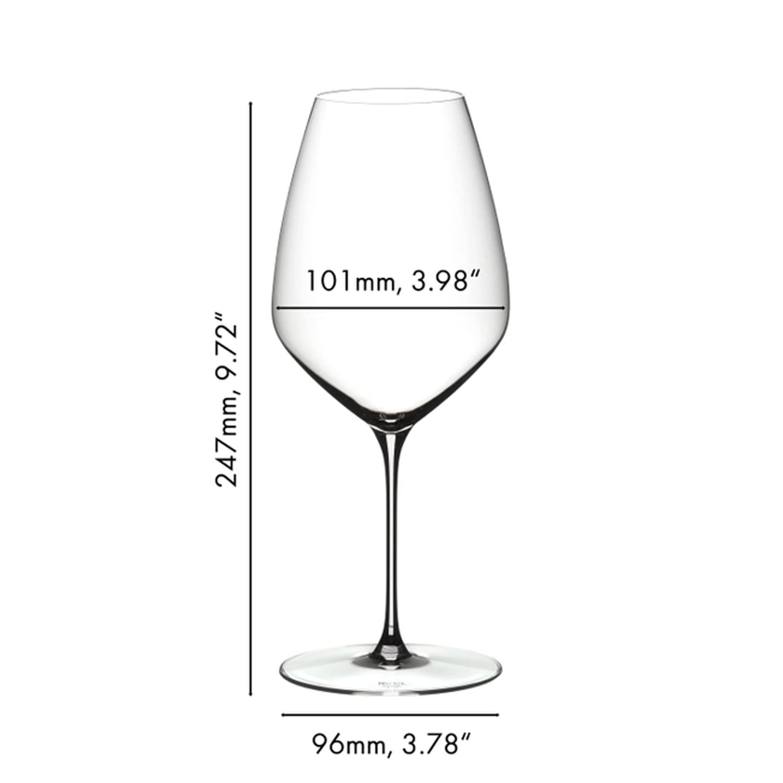 RIEDEL THE WINE GLASS COMPANY Rotweinglas »Syrah / Shiraz Weingläser + Poliertuch Veloce 720 ml 2er Set transparent«