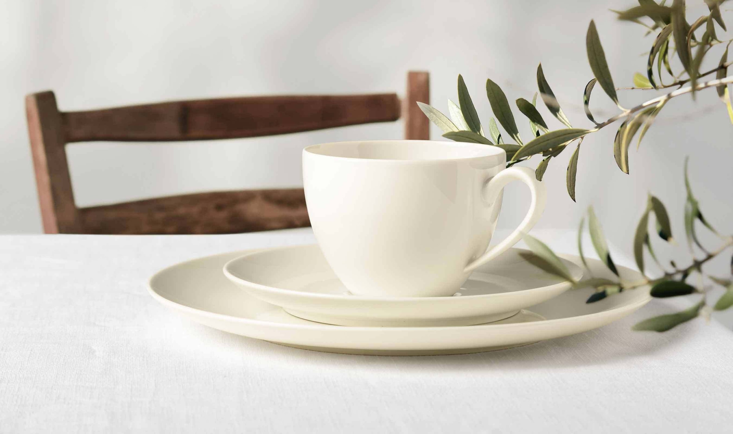 Seltmann Weiden Geschirr-Set »Kombiservice Savona Fine Diamond 30er Set creme« Spülmaschinenfest, Mikrowellensicher, Ofenfest