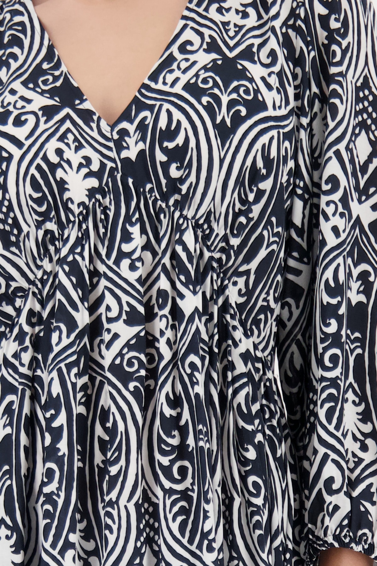 Monari Maxikleid Ohne Tasche Regular fit mit V-Ausschnitt