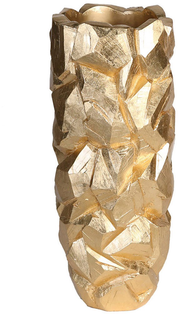 Casablanca By Gilde Pflanzkübel »Übertopf XXL Big Nugget goldfarben H. 70 cm« in goldfarben, Größe B/H/T: 35 cm x 70 cm x 35 cm