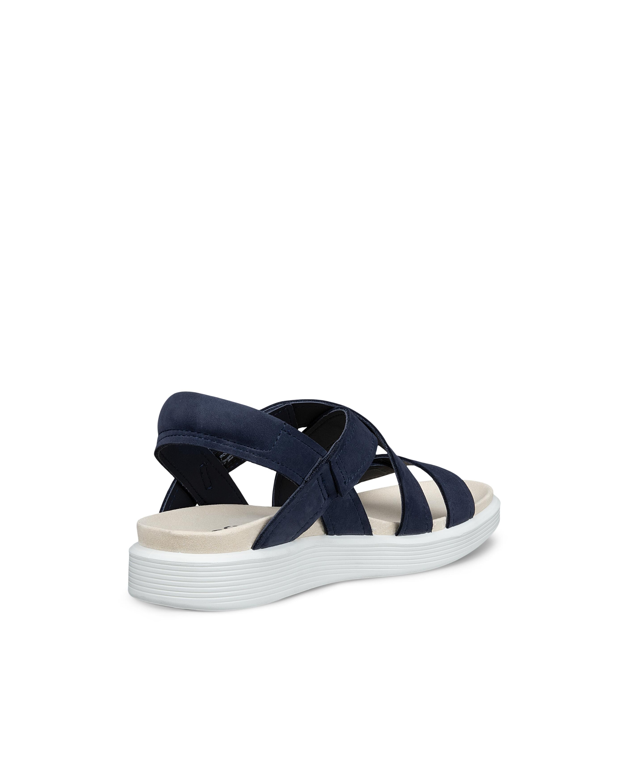 Ecco Sandale »SOFT SANDAL W CROSS STRAP«  Riemchensandale, Sommerschuh mit praktischem Klettverschluss