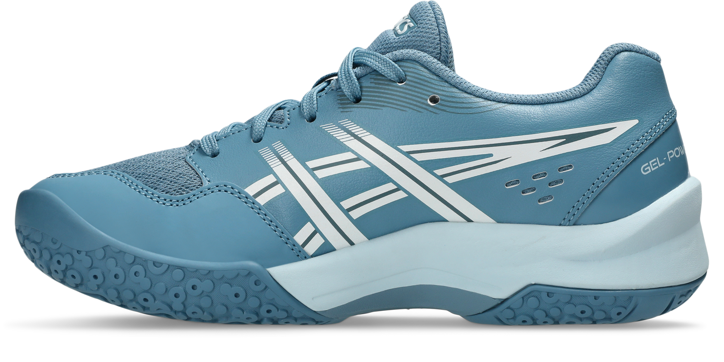 Asics Hallenschuh »GEL-POWERBREAK GS«  für Hallensport, Indoor Sportschuhe, nicht abfärbende Sohle