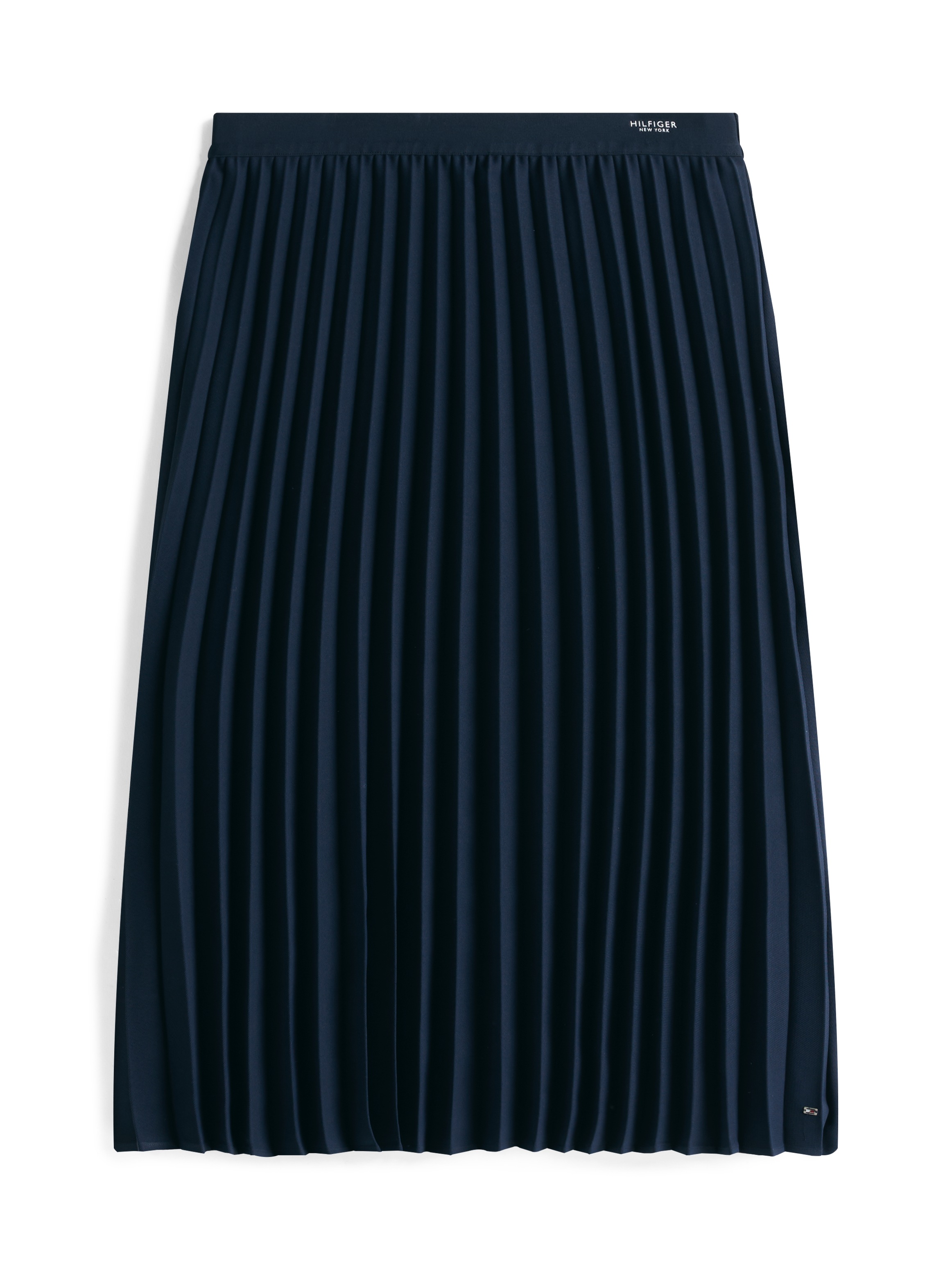 Tommy Hilfiger Plisseerock »FLUID PLEATED PULL ON MIDI SKIRT«, mit rundum Falten