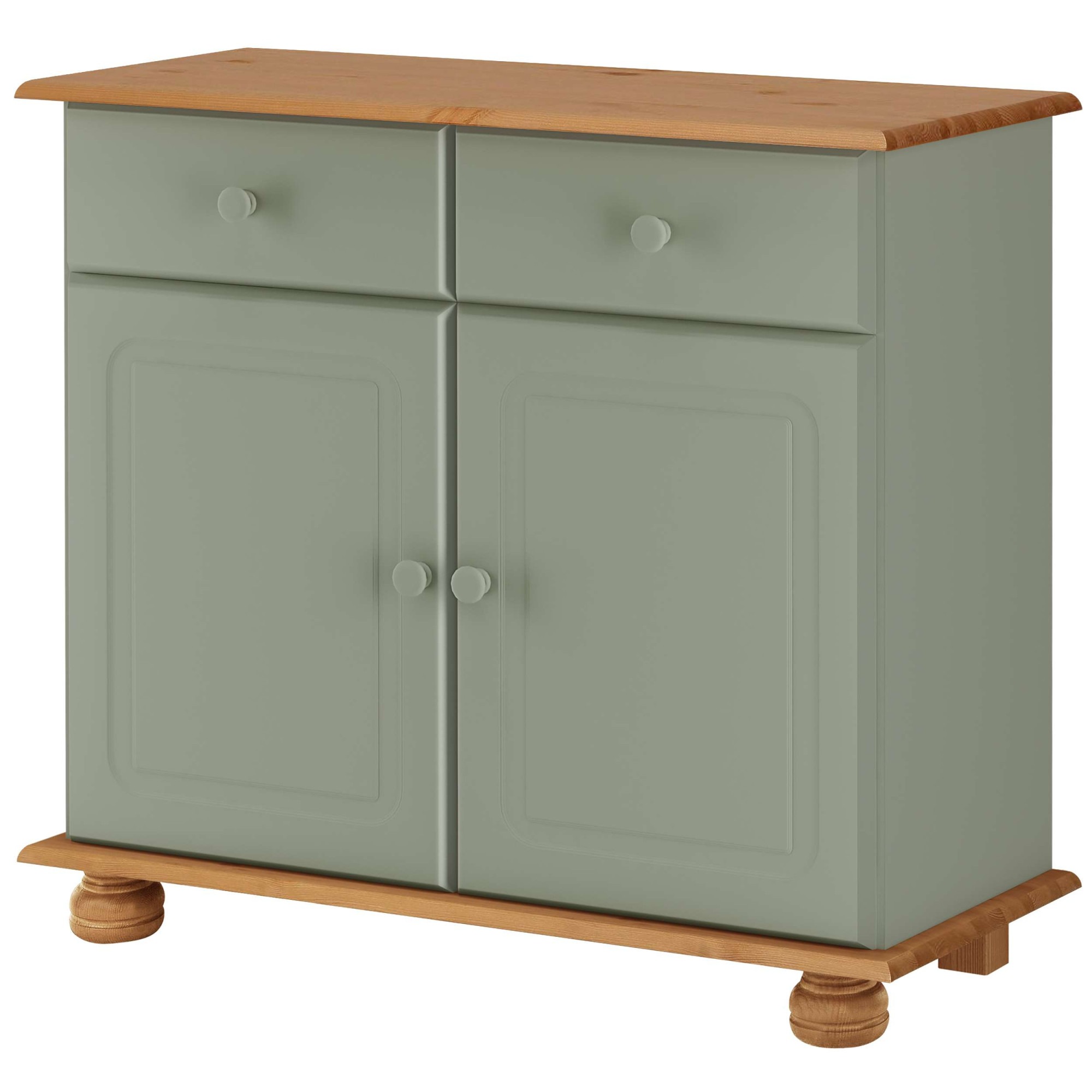 OTTO home Sideboard »Mette« Kommode mit gefrästen, kugelförmigen Füßen, Breite 80 cm