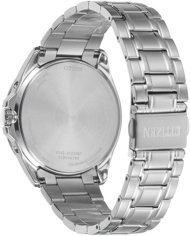 Citizen Funkuhr, Armbanduhr, Herrenuhr, Solar, Edelstahlarmband, Saphirglas, Datum
