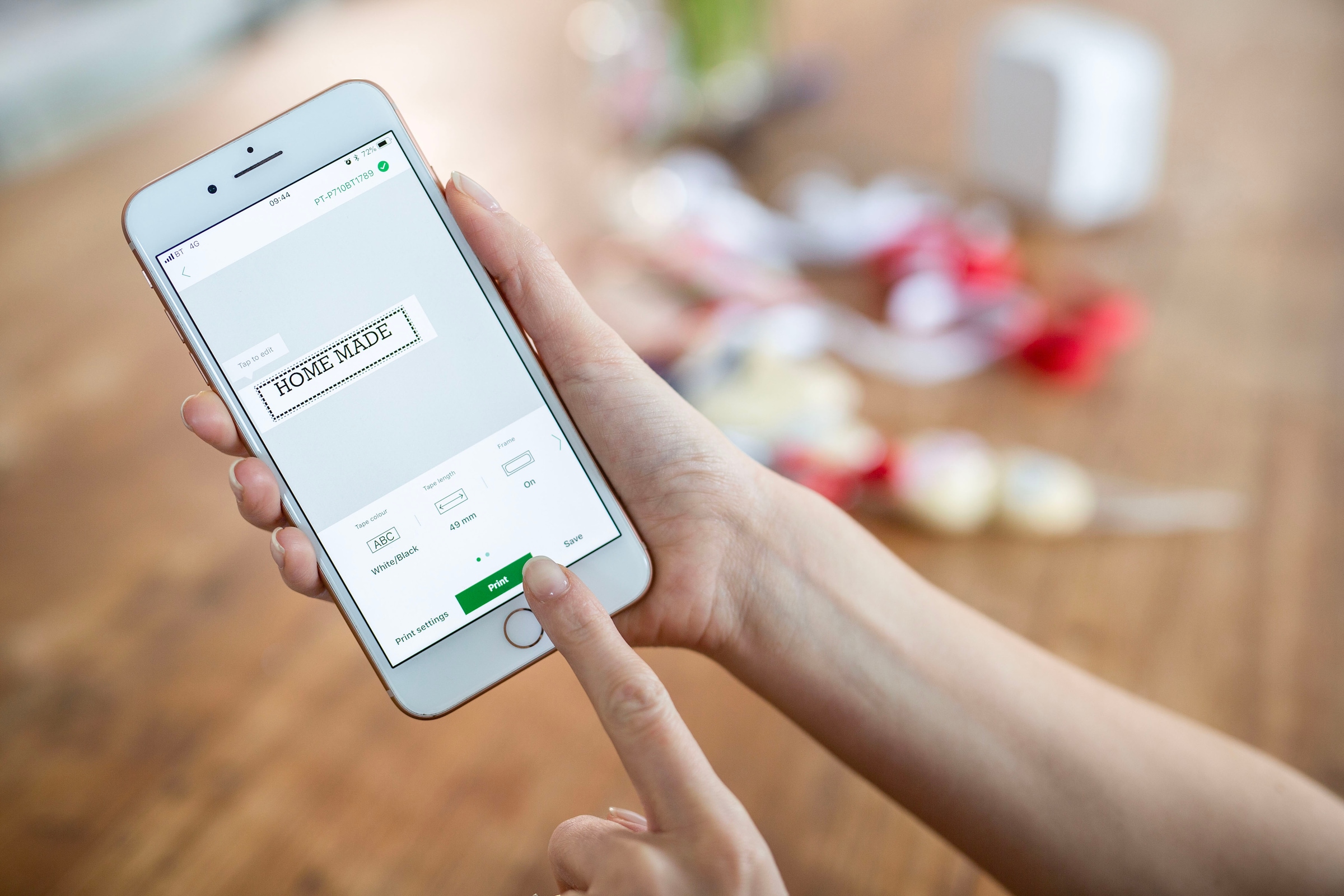 Brother Etikettendrucker »Beschriftungsgerät P-touch CUBE Plus  (PT-P710BT)« Beschriftungsgerät für Mobilgeräte und PC - 3 Jahre Garantie -