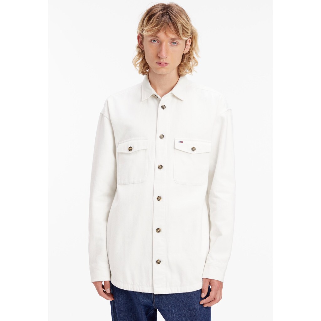 Tommy Jeans Langarmhemd »TJM SOFT CASUAL OVERSHIRT«