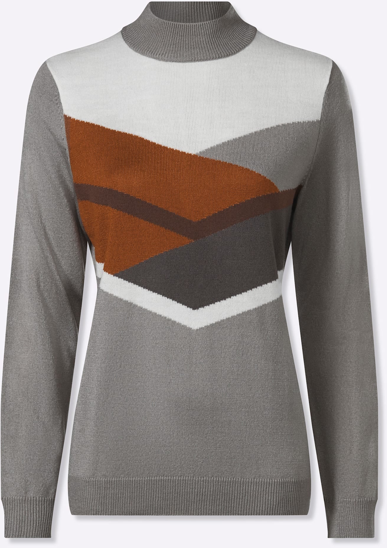 Classic Basics Stehkragenpullover »Langarm-Pullover«