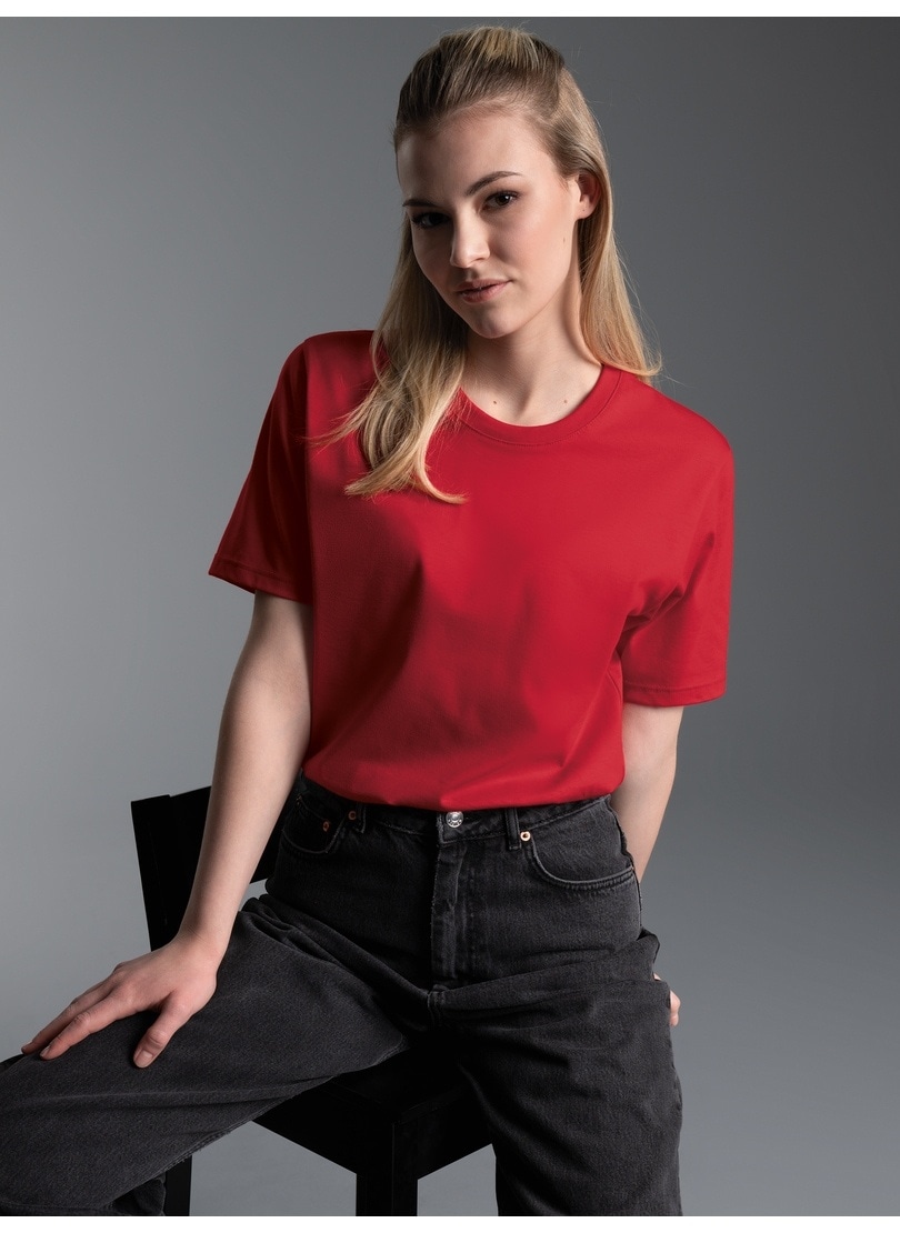 Trigema T-Shirt »TRIGEMA T-Shirt aus 100% Baumwolle« 1 Stk.