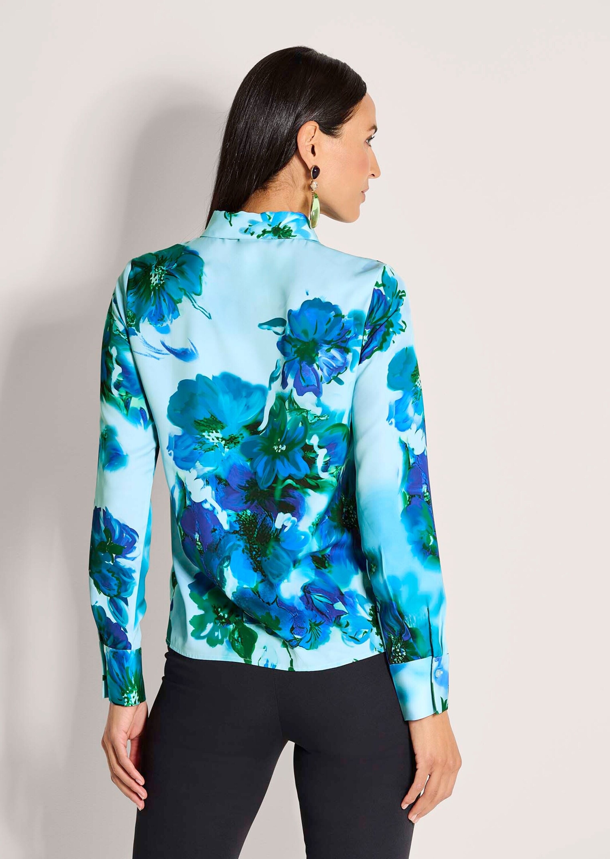 MADELEINE Langarmbluse »Hemdbluse Elegante Bluse mit Hemdkragen«