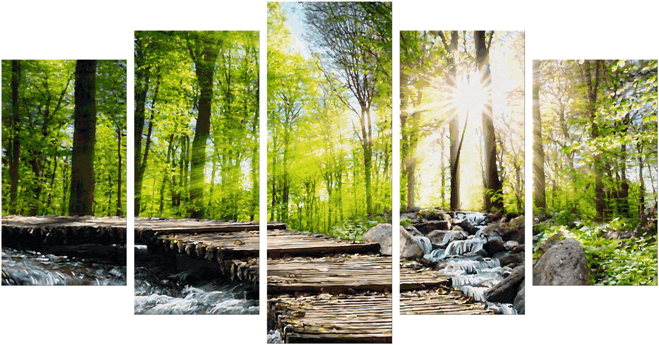 Schipper Malen nach Zahlen »Meisterklasse Polyptychon, Am Wildbach