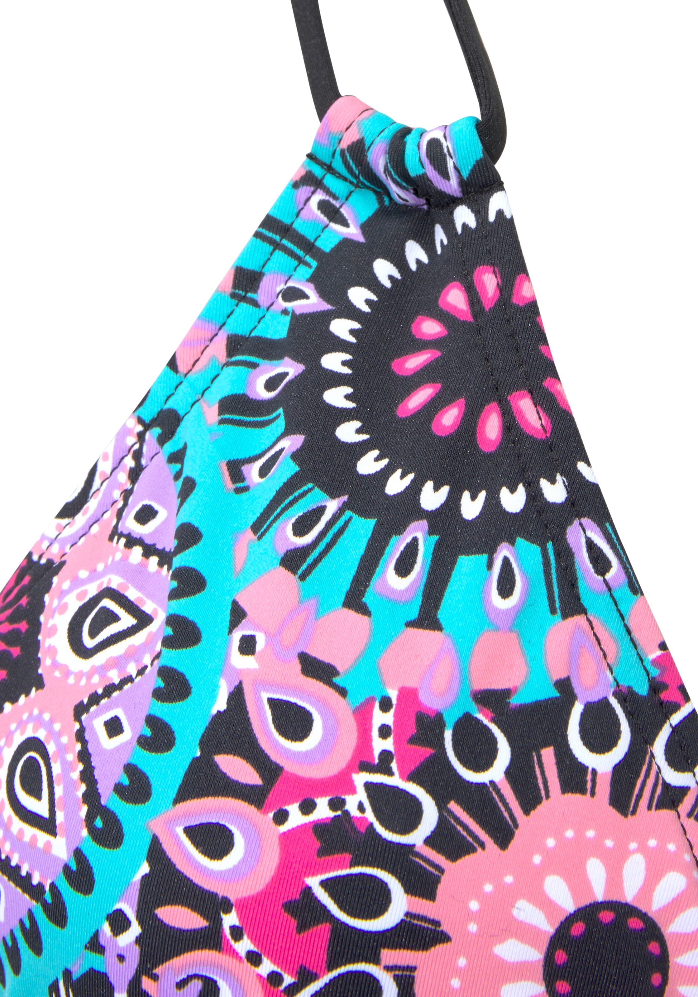 LASCANA Triangel-Bikini, mit kontrastfarbigen Bändern