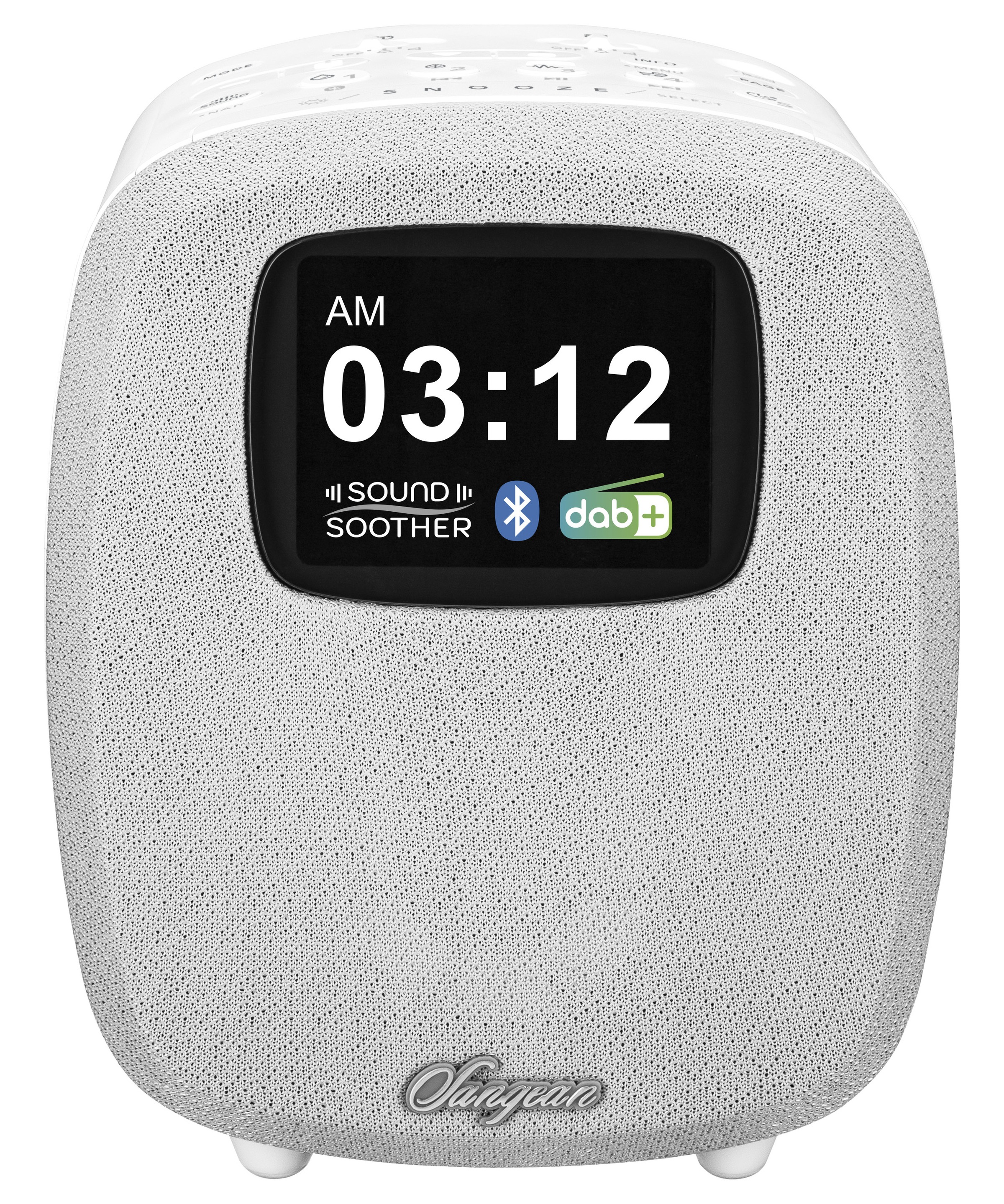 Sangean Uhrenradio »DCR-83« (A2DP Bluetooth | AVRCP Bluetooth FM-Tuner mit RDS ) DAB+, Farbdisplay, Bluetooth, USB zum Aufladen des Smartphones