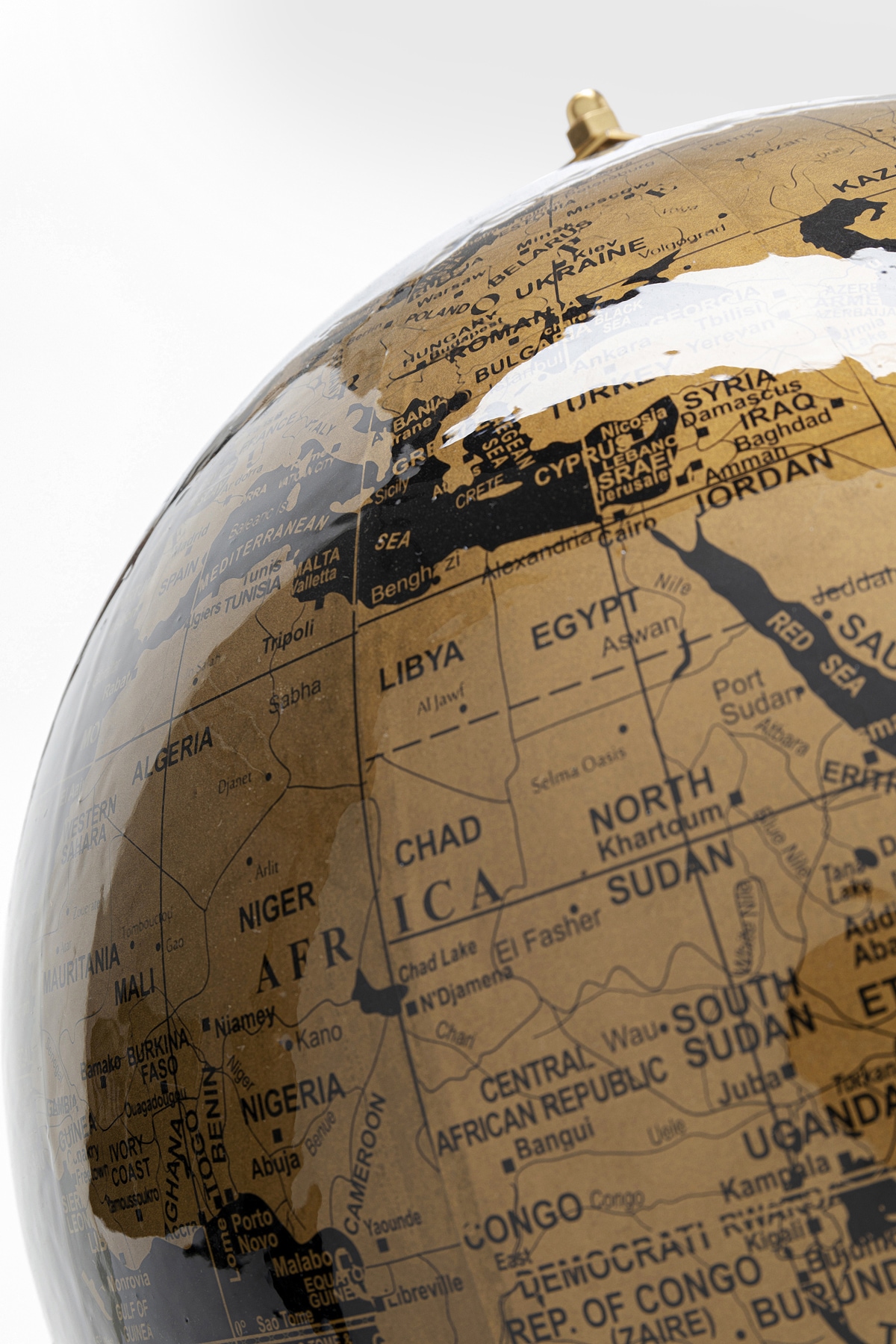 Kare Design Dekoobjekt »Deko Objekt Globe Top Gold 47cm«
