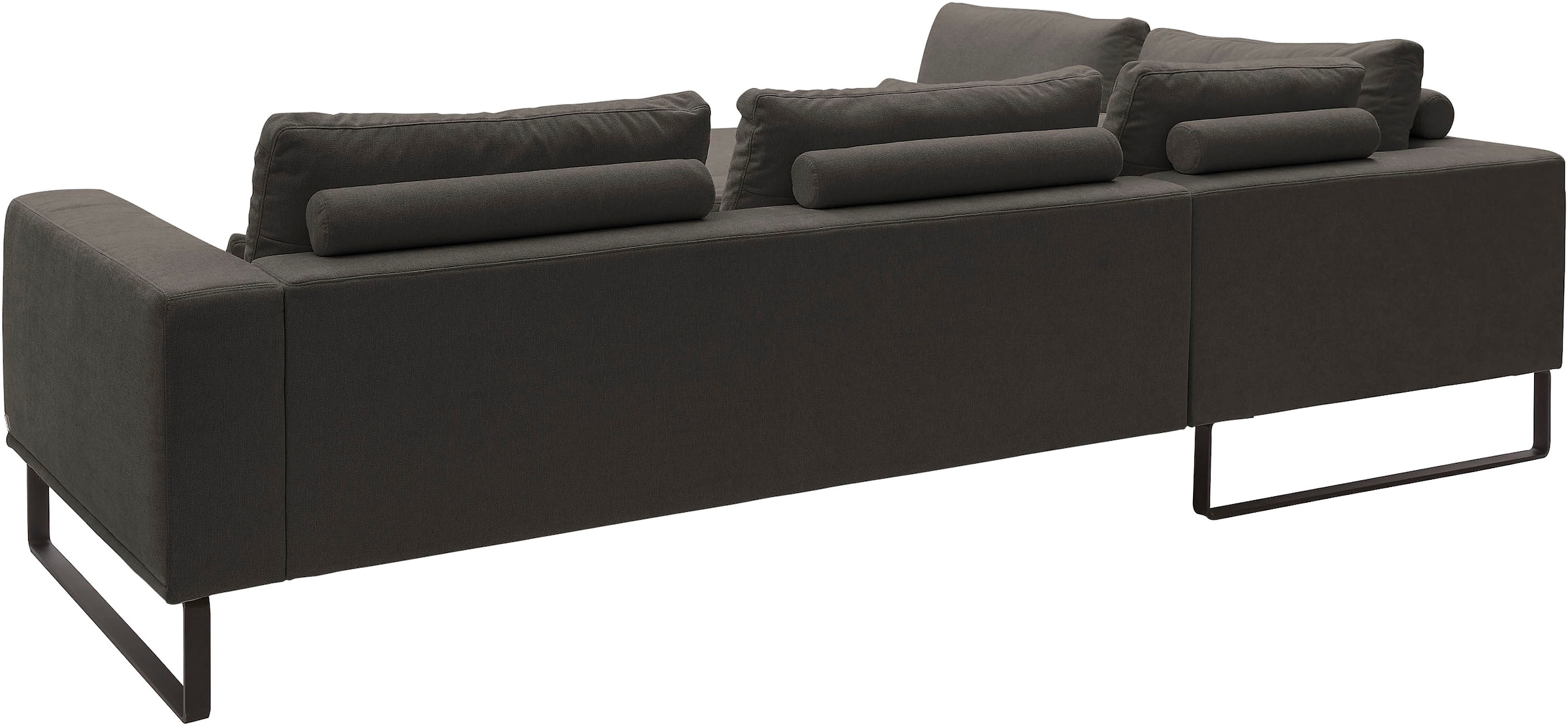 Musterring Ecksofa »JustB! PM100« wahlweise mit Funktion und Kissen, mit Metallkufe, Maße 200 x 308 cm