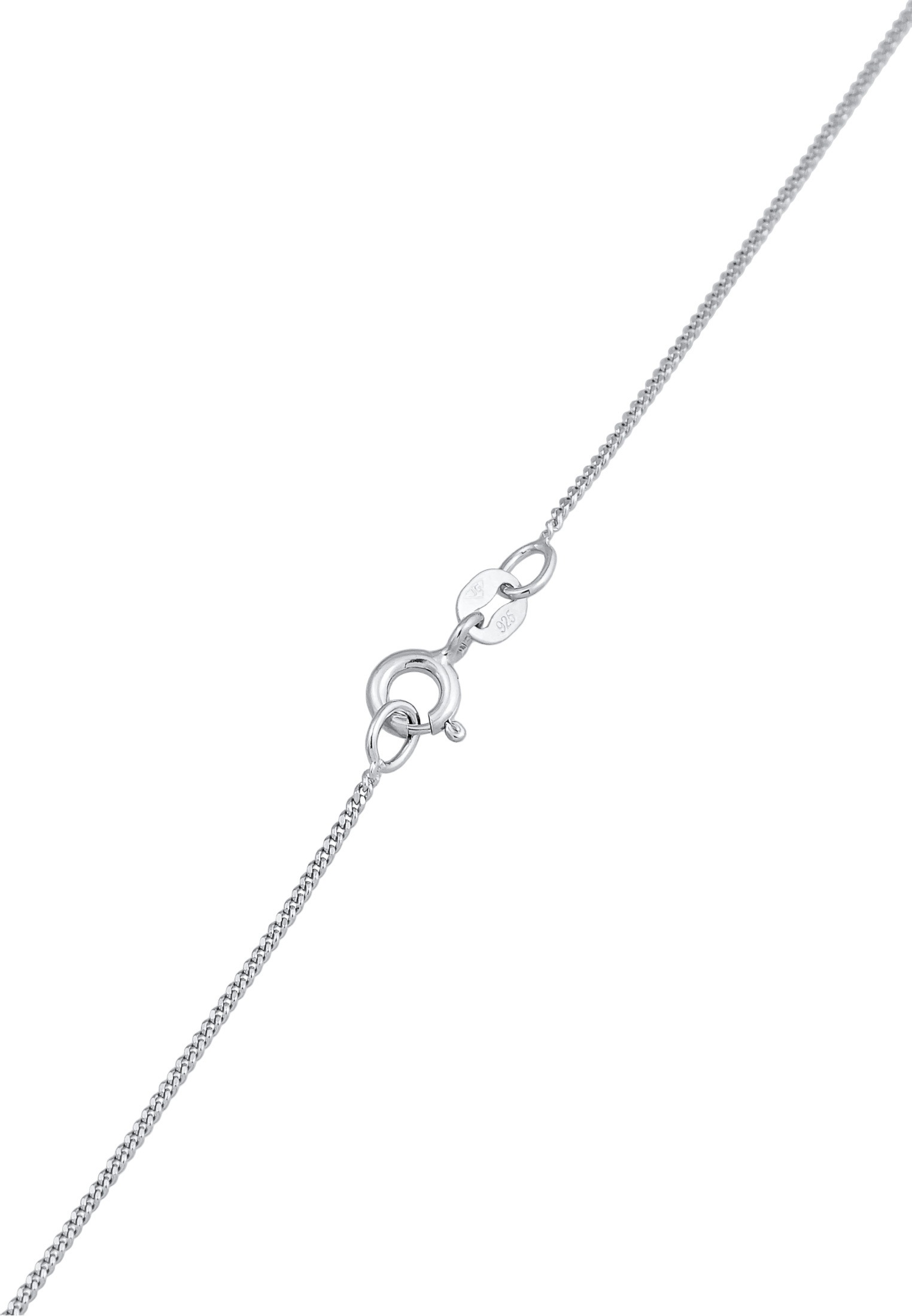 Elli Kette mit Anhänger »Halskette Choker Kreis Geo 925 Silber«