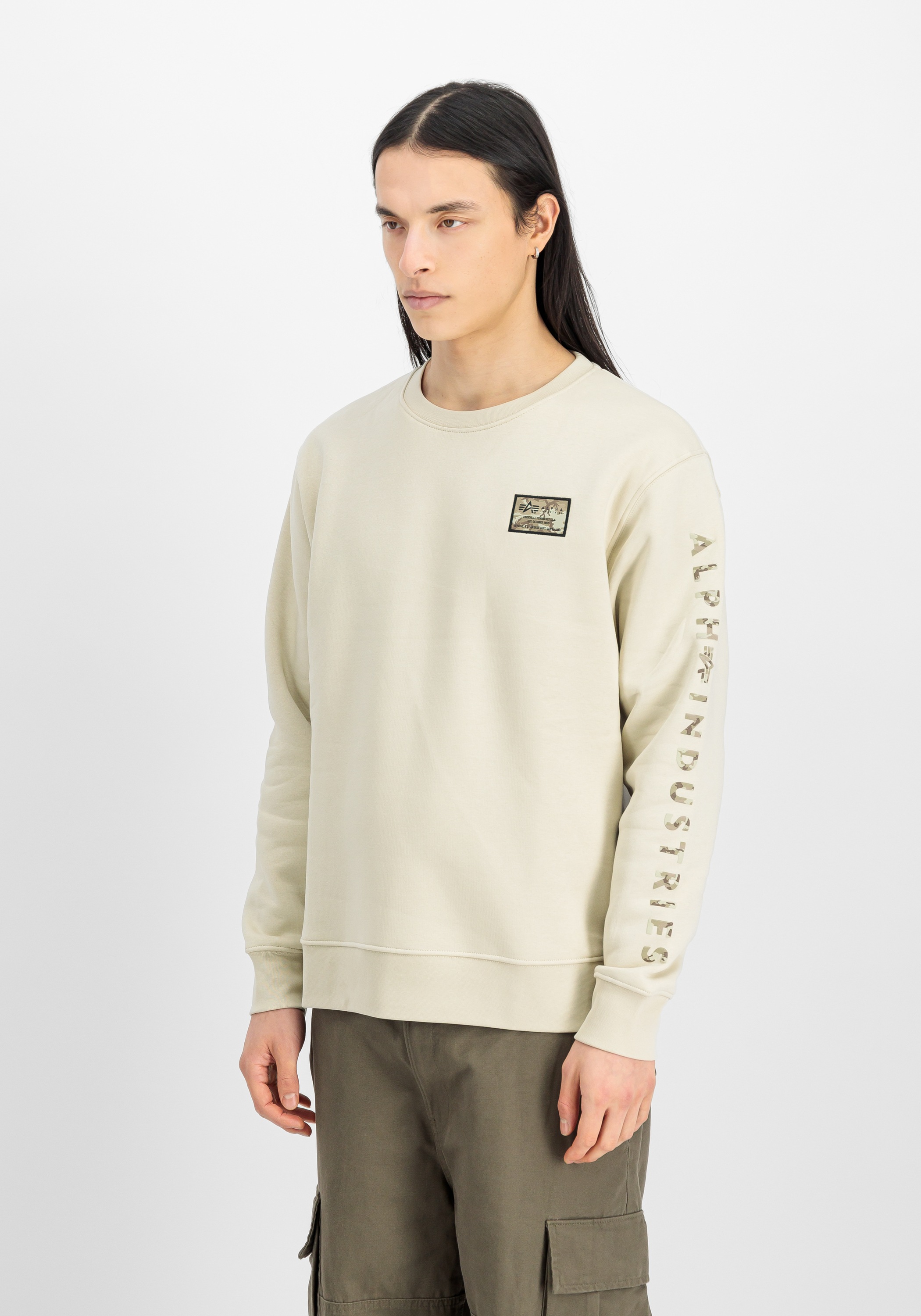 Alpha Industries Sweater »Camo Sleeve Sweatshirt Sweatshirt«