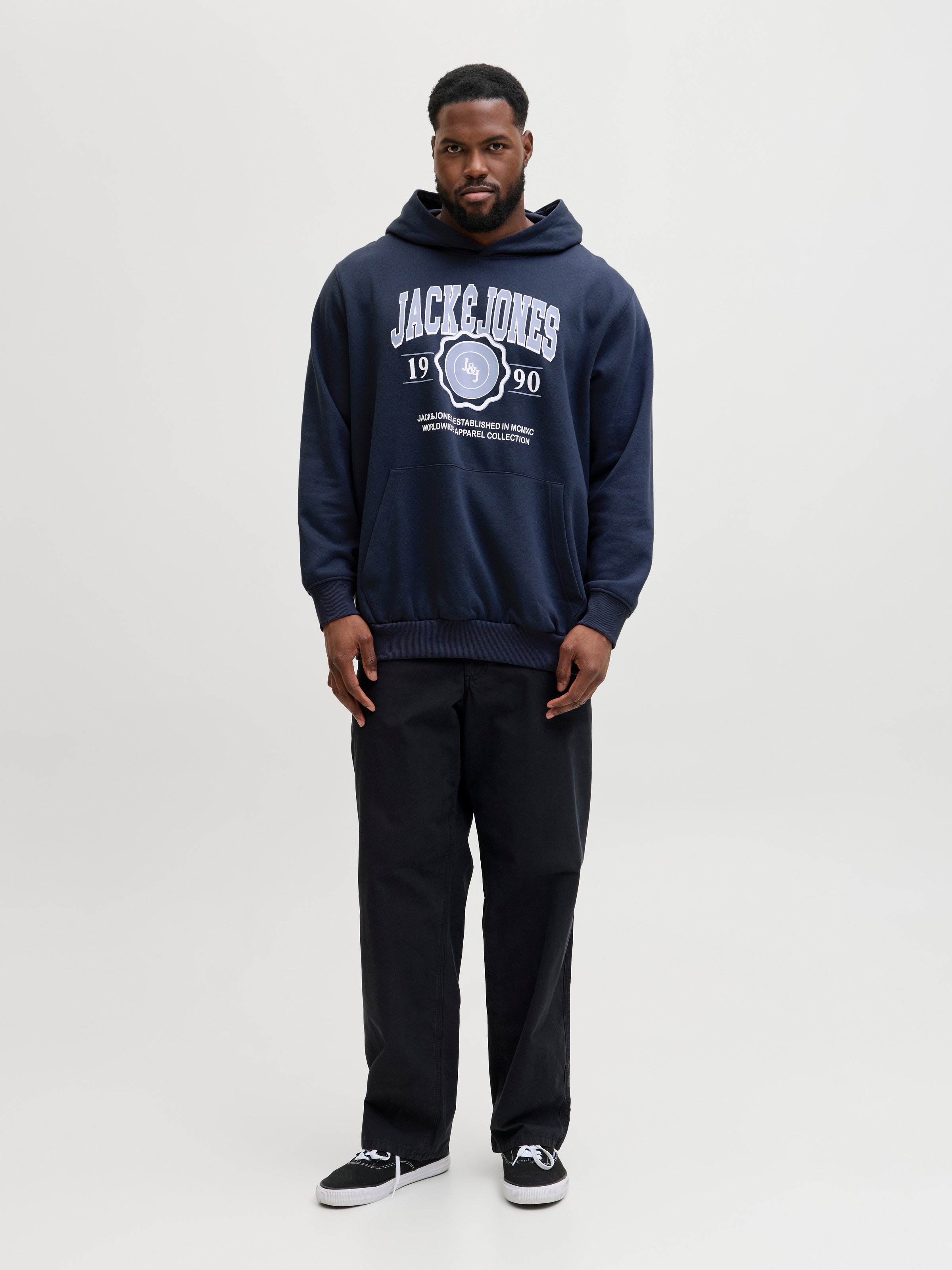 Jack & Jones PlusSize Kapuzensweatshirt »JJMAKO SWEAT HOOD PLS«
