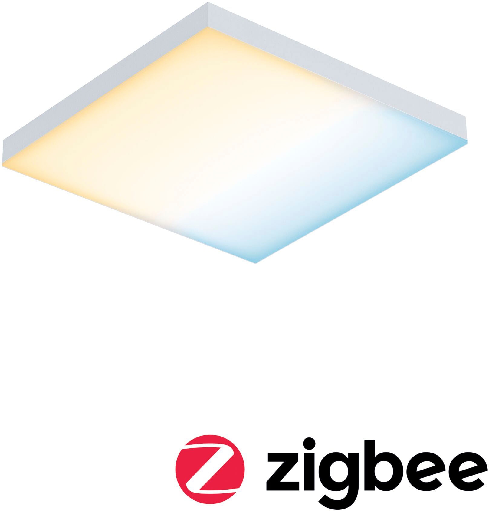 Paulmann LED Panel »Smart Home Zigbee Velora Tunable White 225x225mm 8,5W 2.700K«, 1 flammig, App steuerbar