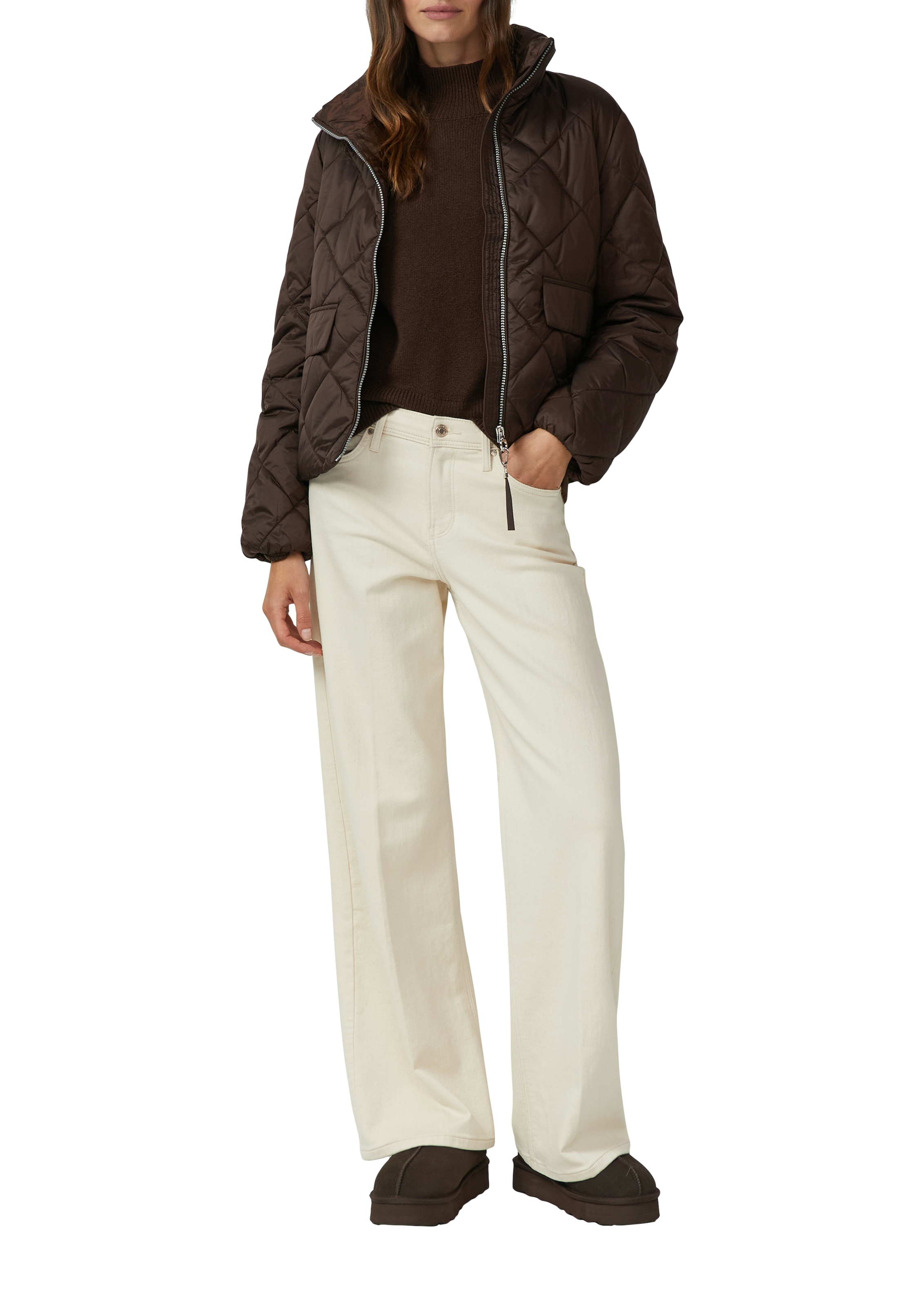 s.Oliver Strickpullover mit Rippbündchen