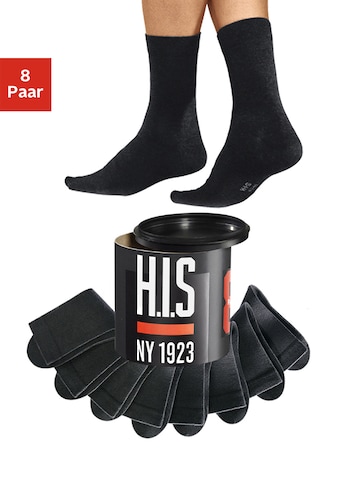 H.I.S Socken, (Dose, 8 Paar), in der Geschenkdose kaufen