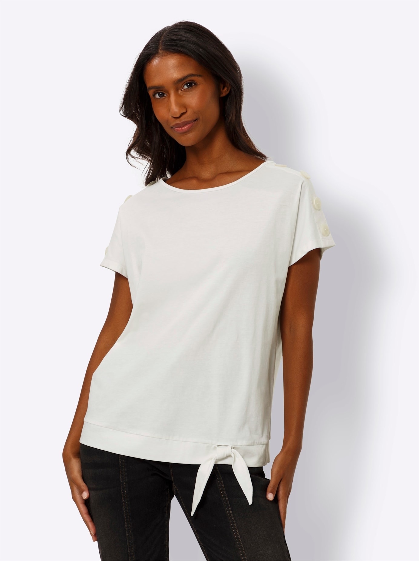 heine Kurzarmshirt »Shirt«, (1 tlg.)