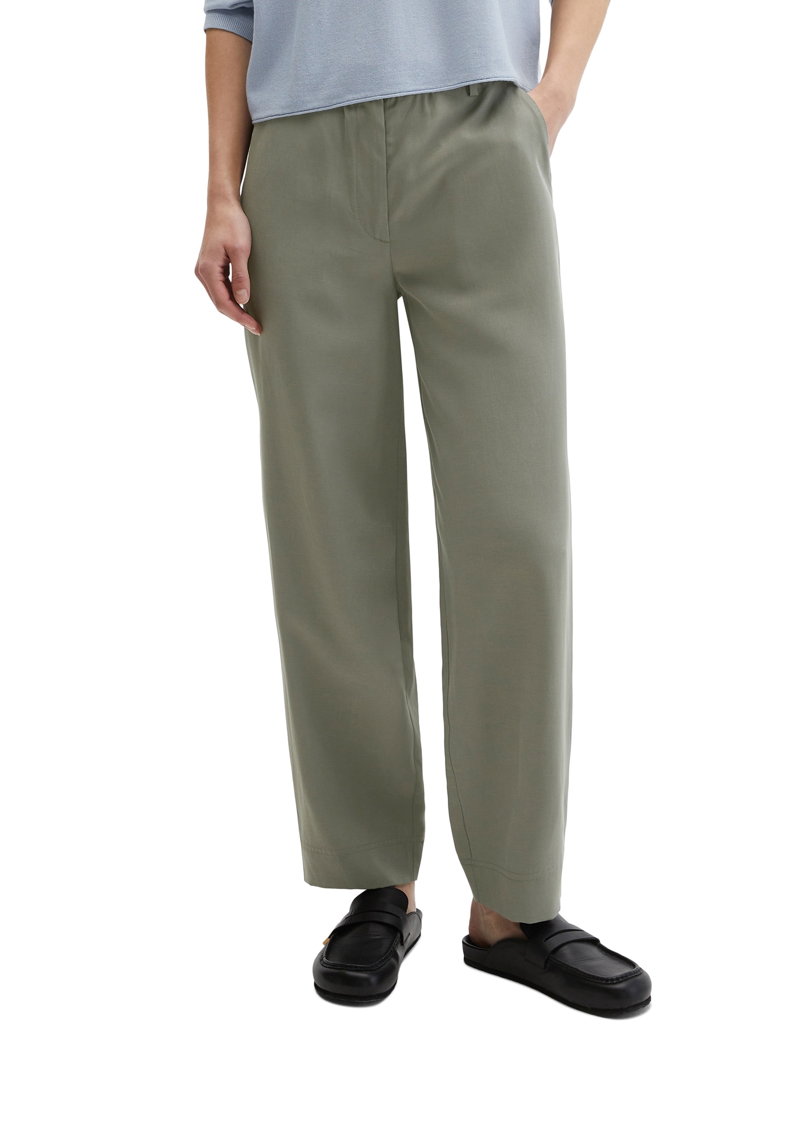 Marc O'Polo Dehnbund-Hose »MINU Barrel«  Model Minu barrel aus Lyocell-Leinen-Mix