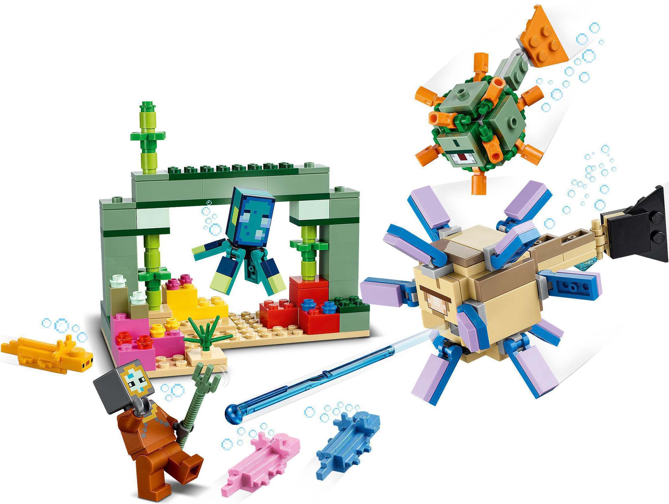 LEGO® Konstruktionsspielsteine »Das Wächterduell (21180), LEGO® Minecraft™«, (255 St.)