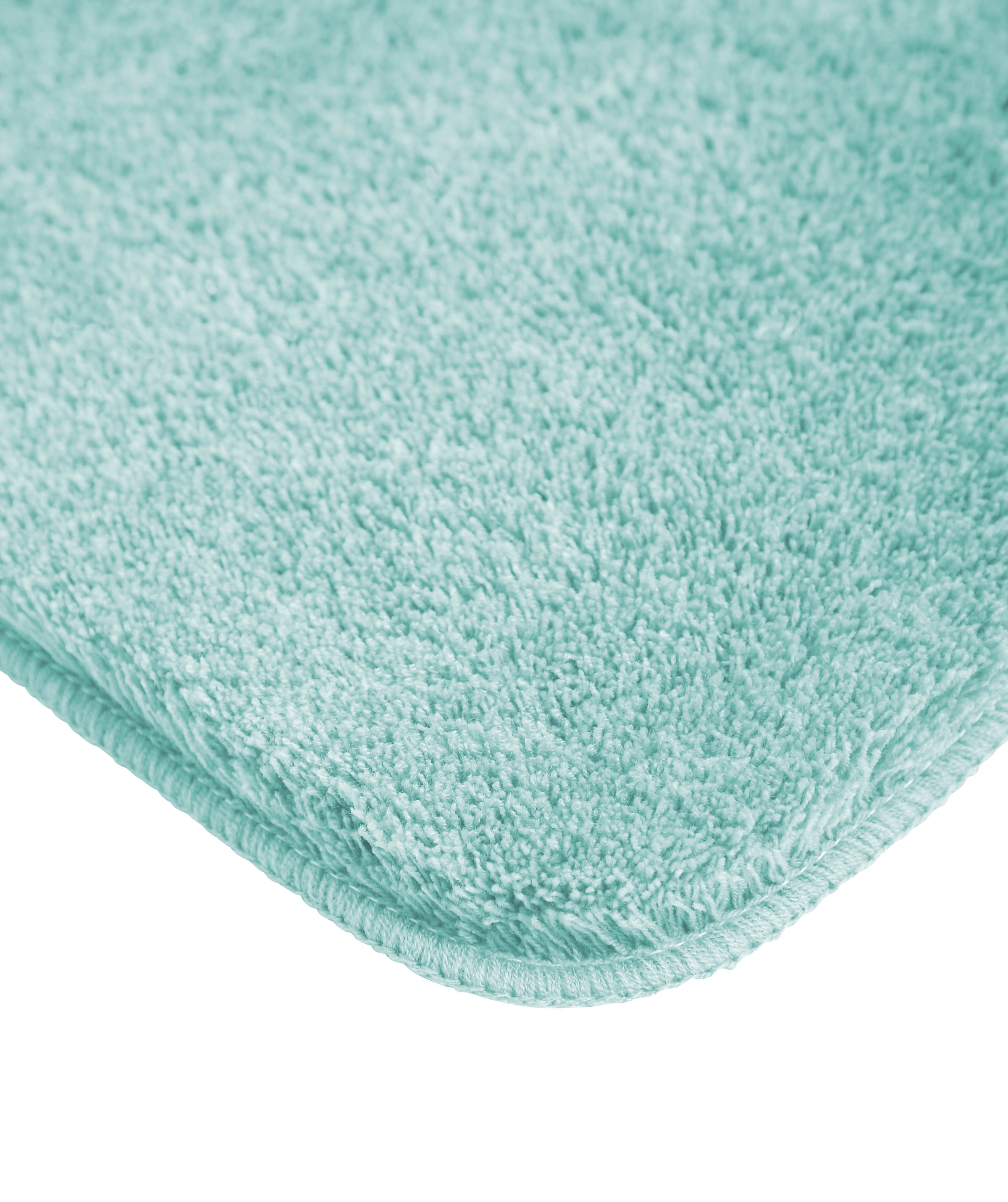 my home Badematte »Merida, Badvorleger, Badezimmer Teppich« Höhe 32 mm rutschhemmend beschichtet fußbodenheizungsgeeignet | schnell trocknend | strapazierfähig Badteppich, Uni Farben, rechteckig, rund & als 2-tlg. Set erhältlich