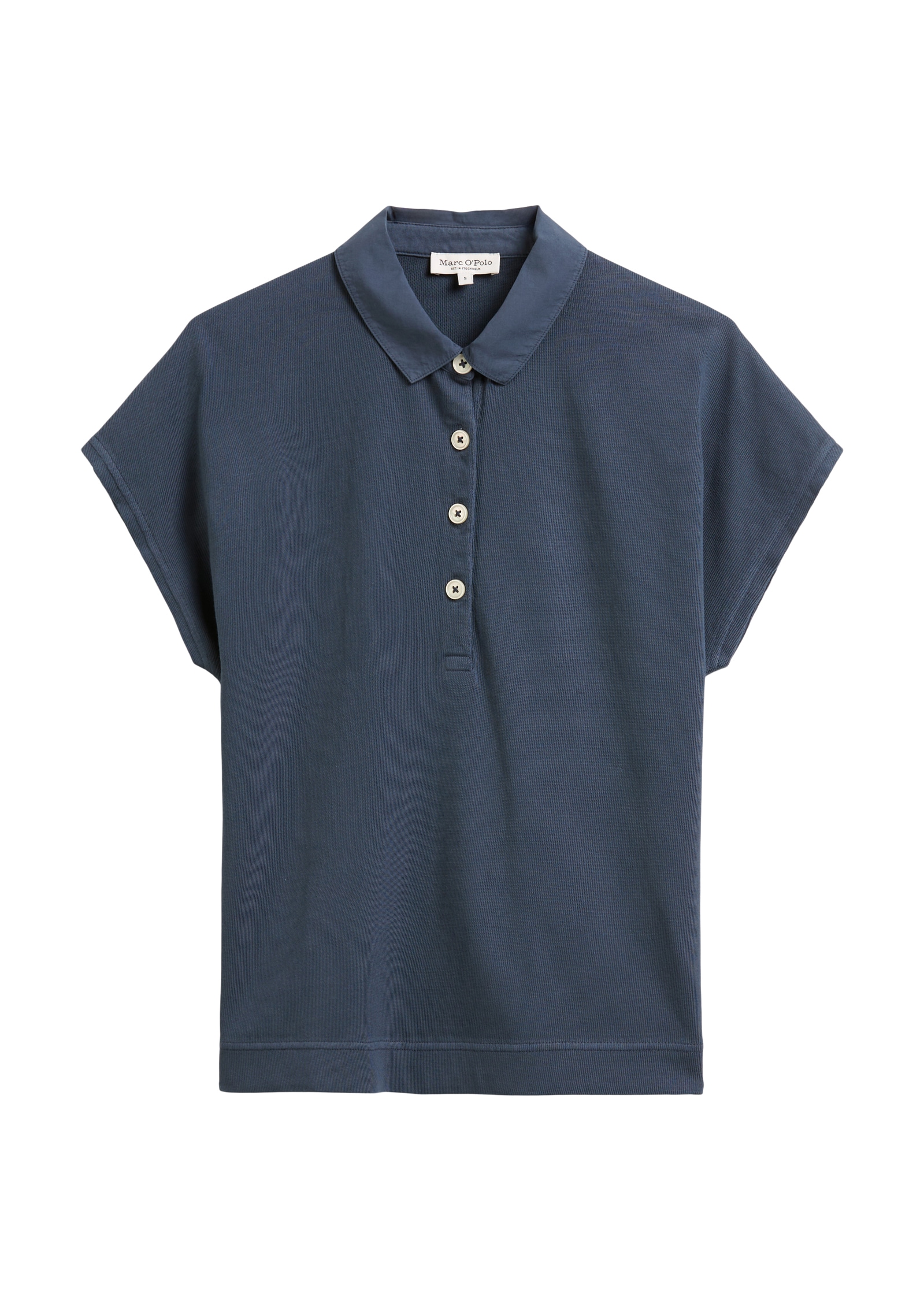 Marc O'Polo Poloshirt, oversized, aus leichtem Jersey