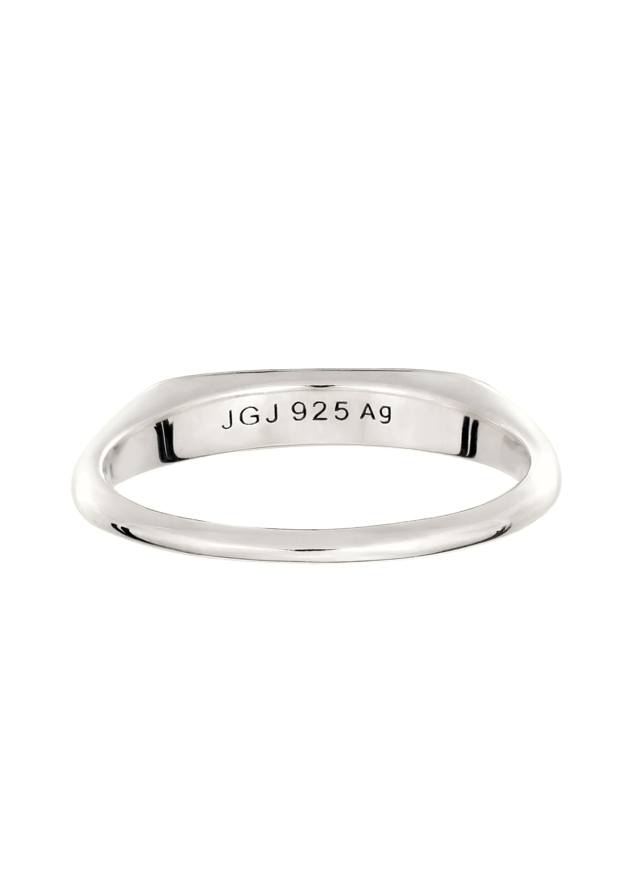 Elli Siegelring »Ring Siegelring Kristalle Gelb 925 Sterling Silber, mit Kristallen«