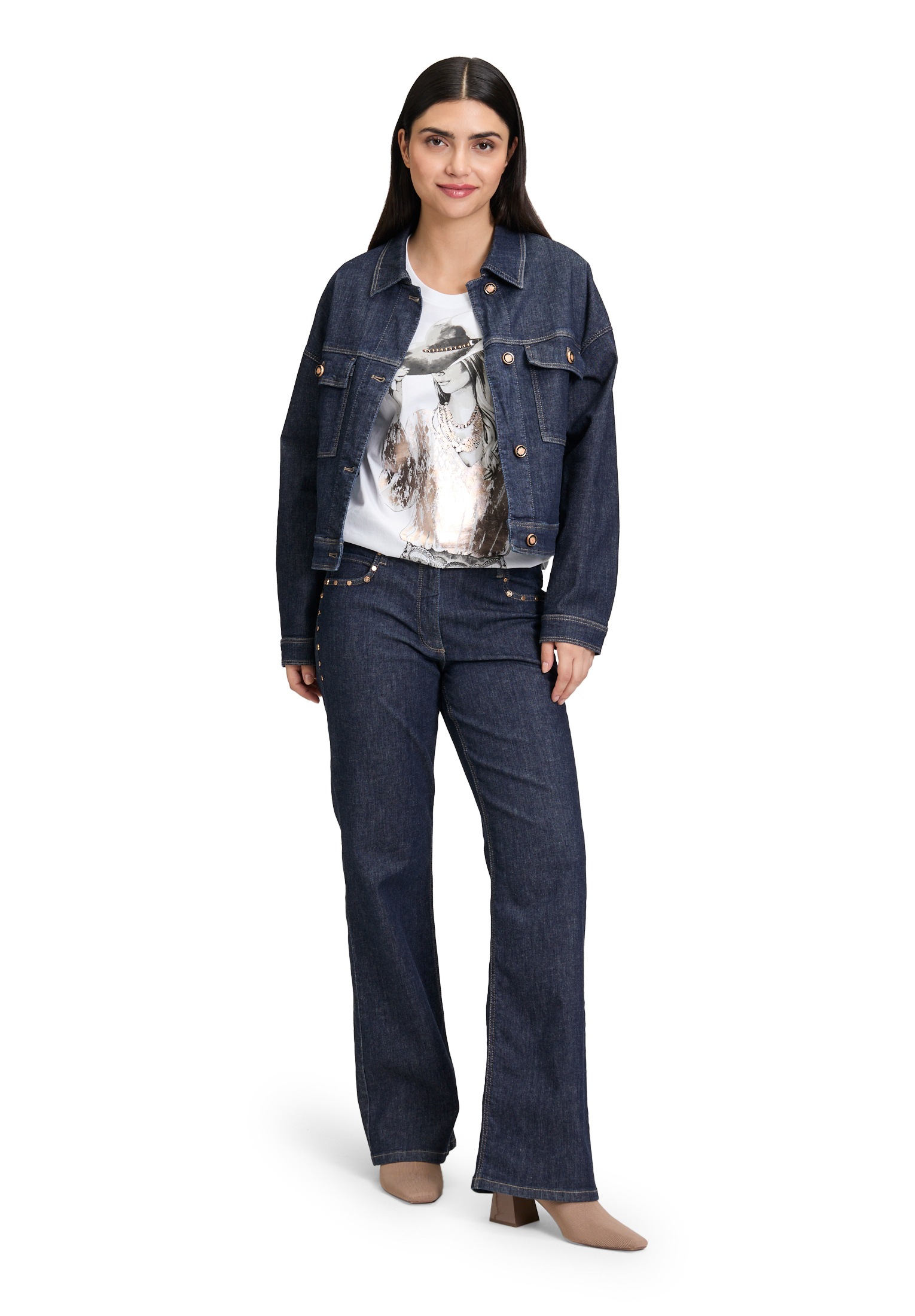 Betty Barclay Jeansblazer »Jeansjacke langarm«